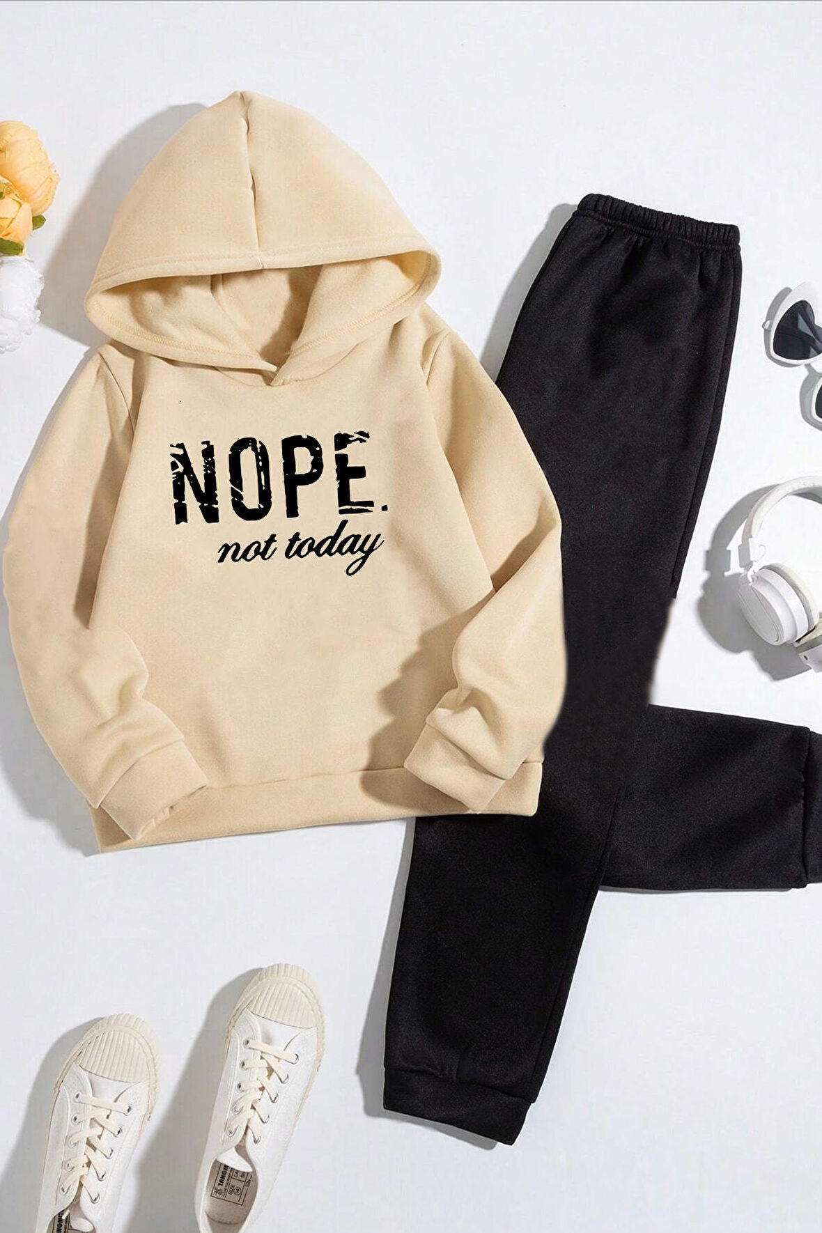 Uyguntarz Çocuk Nope Baskılı Eşofman Takımı