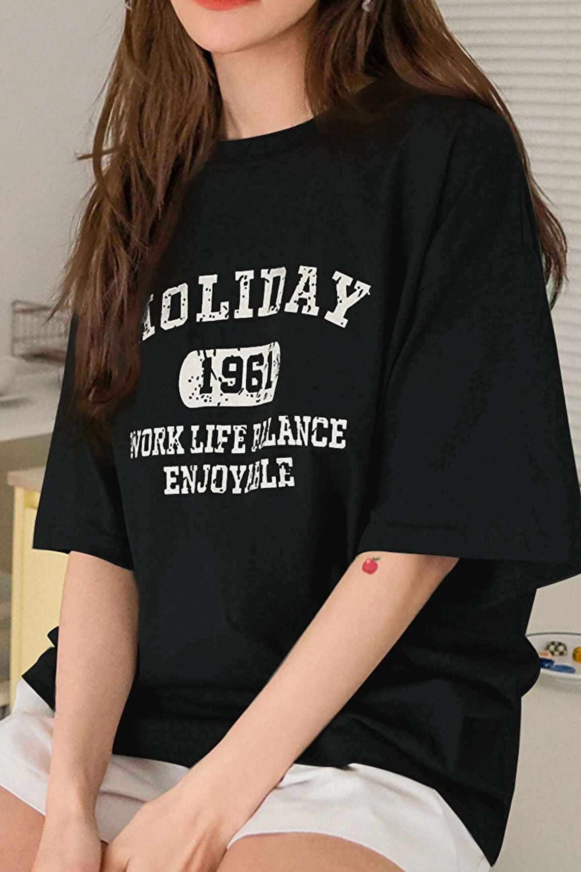 Uyguntarz Unisex Holiday Baskılı Tasarım Tshirt