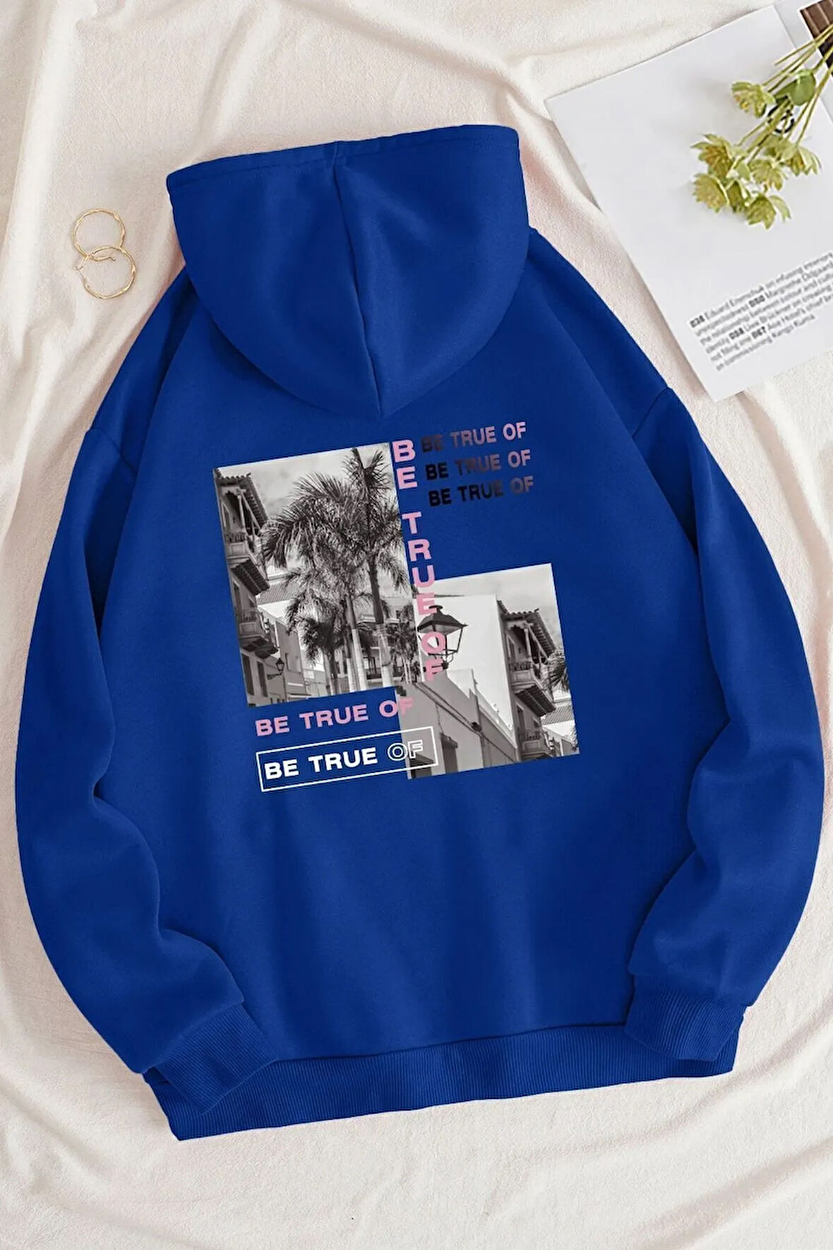 Be True Of Baskılı Sweatshirt