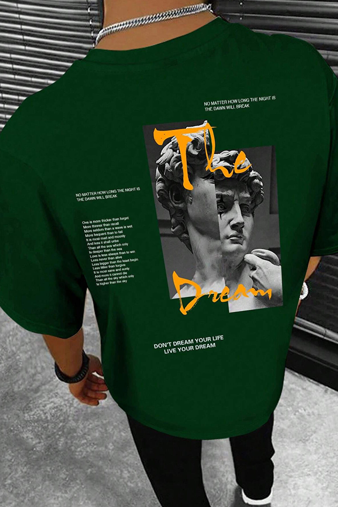 Uyguntarz Unisex The Dream Baskılı Tasarım Tshirt