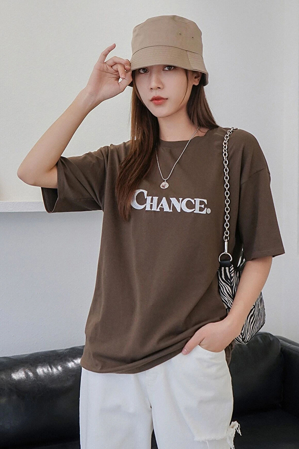 Uyguntarz Unisex Chance Baskılı Tasarım Tshirt