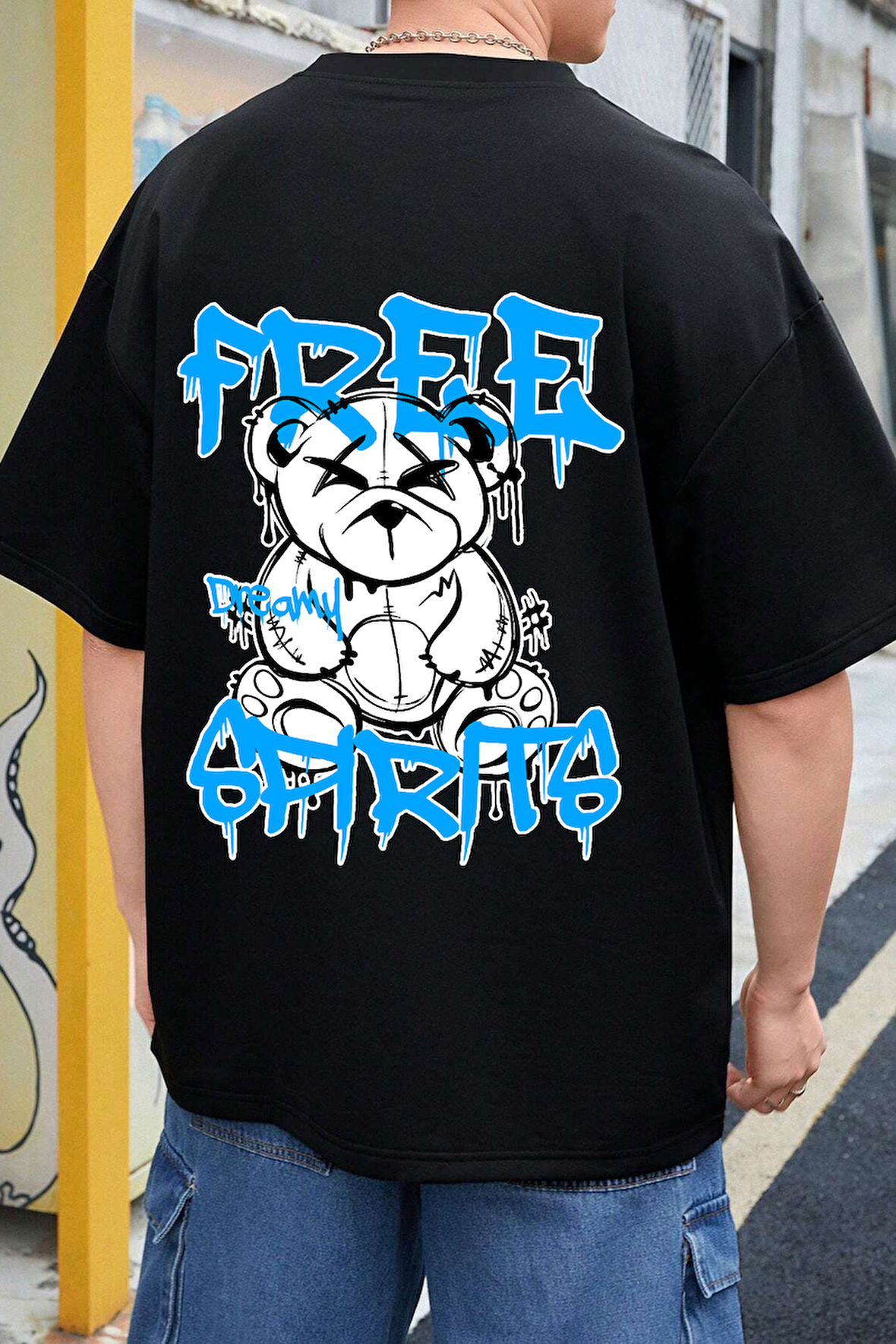 Uyguntarz Unisex Free Baskılı Tasarım Tshirt