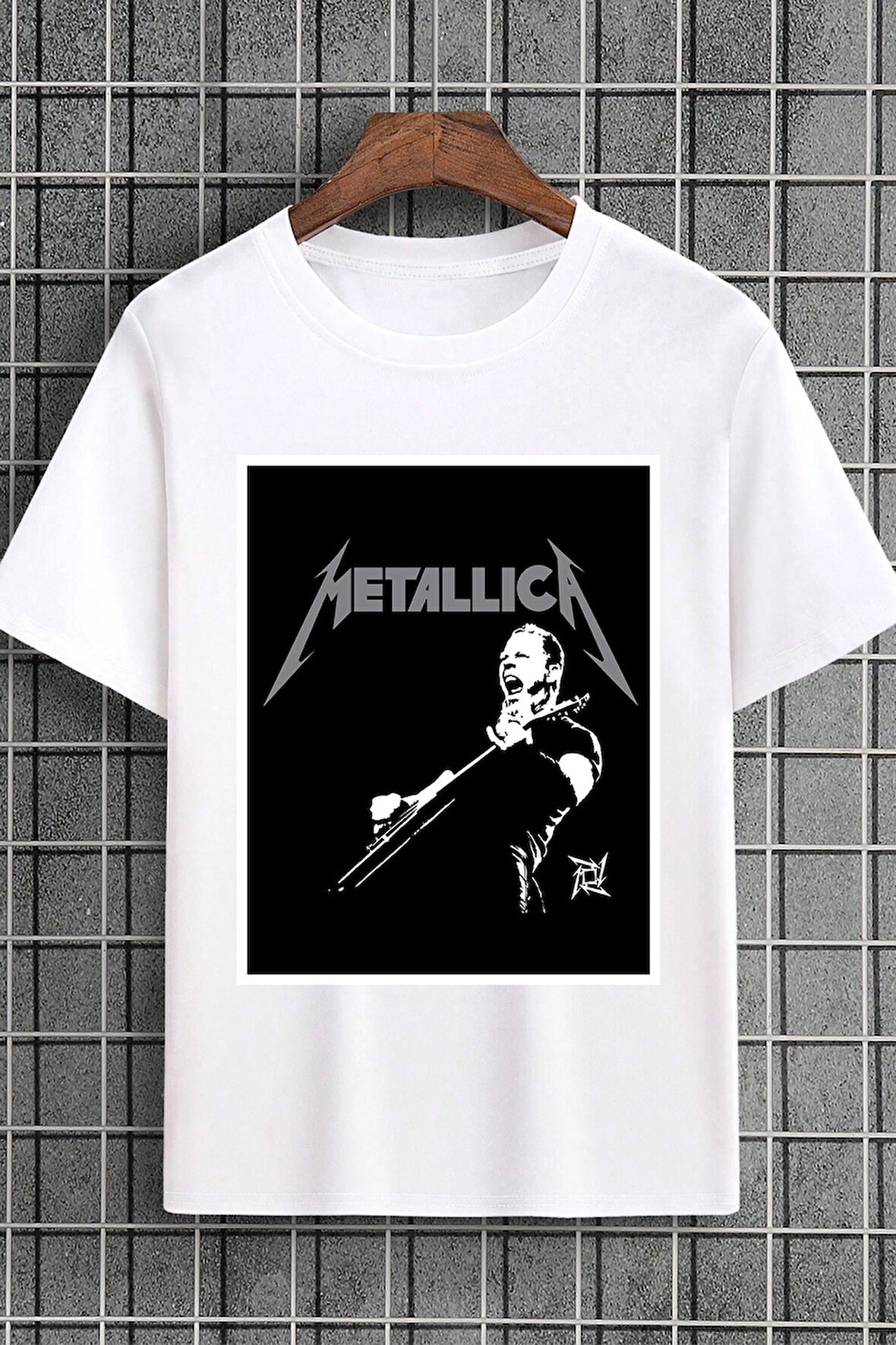 Uyguntarz Unisex Metalica Tasarım Tshirt