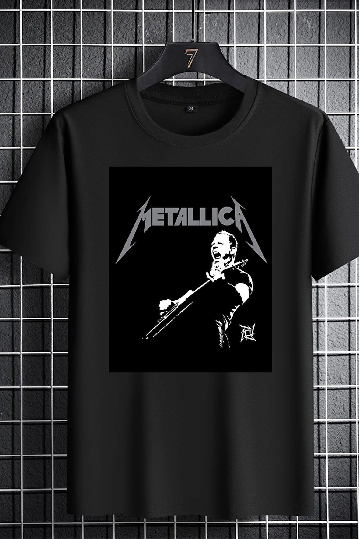 Uyguntarz Unisex Metalica Tasarım Tshirt