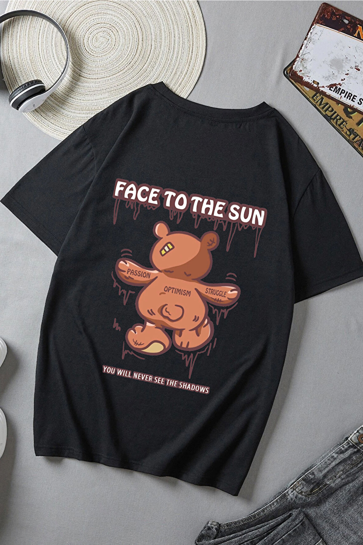 Unisex The Sun Tasarım Tshirt