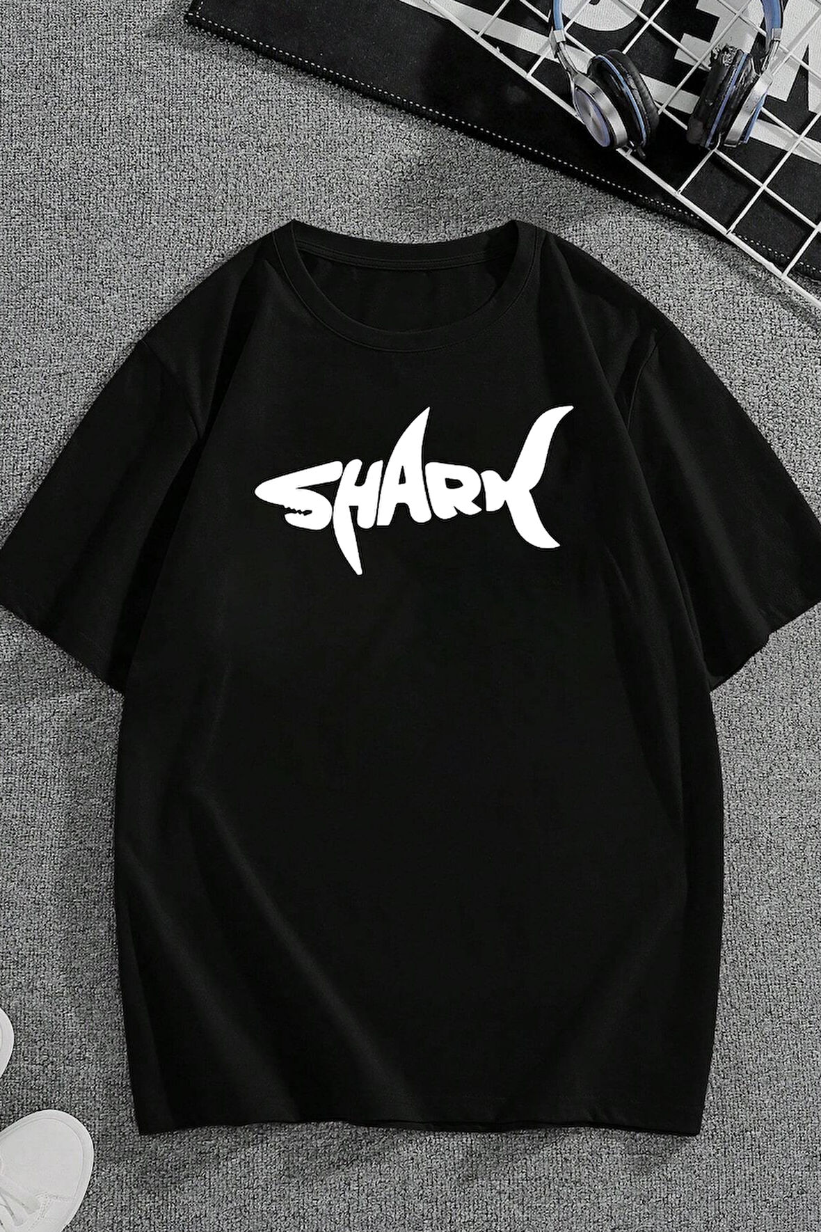 Uyguntarz Unisex Shark Tasarım Tshirt