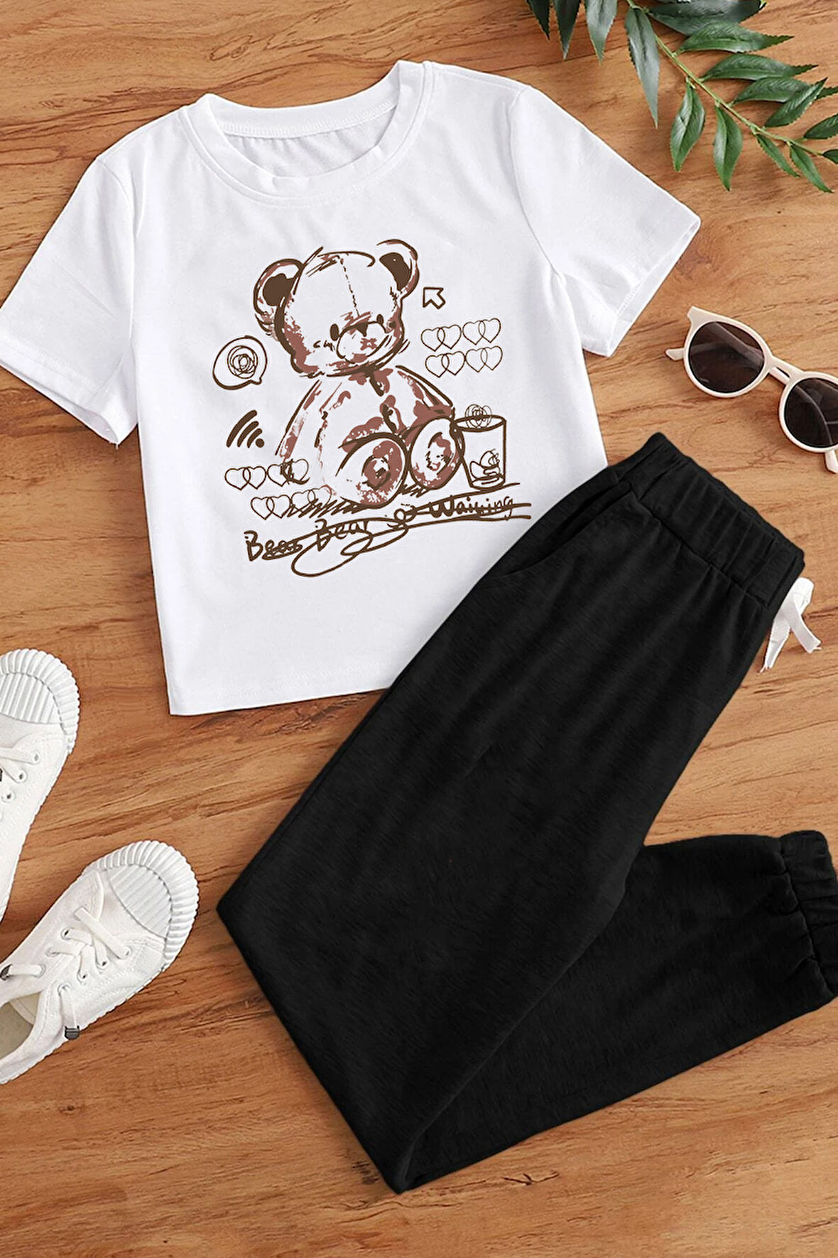 Uyguntarz Çocuk Bear Bear Alt - Üst Eşofman Takımı
