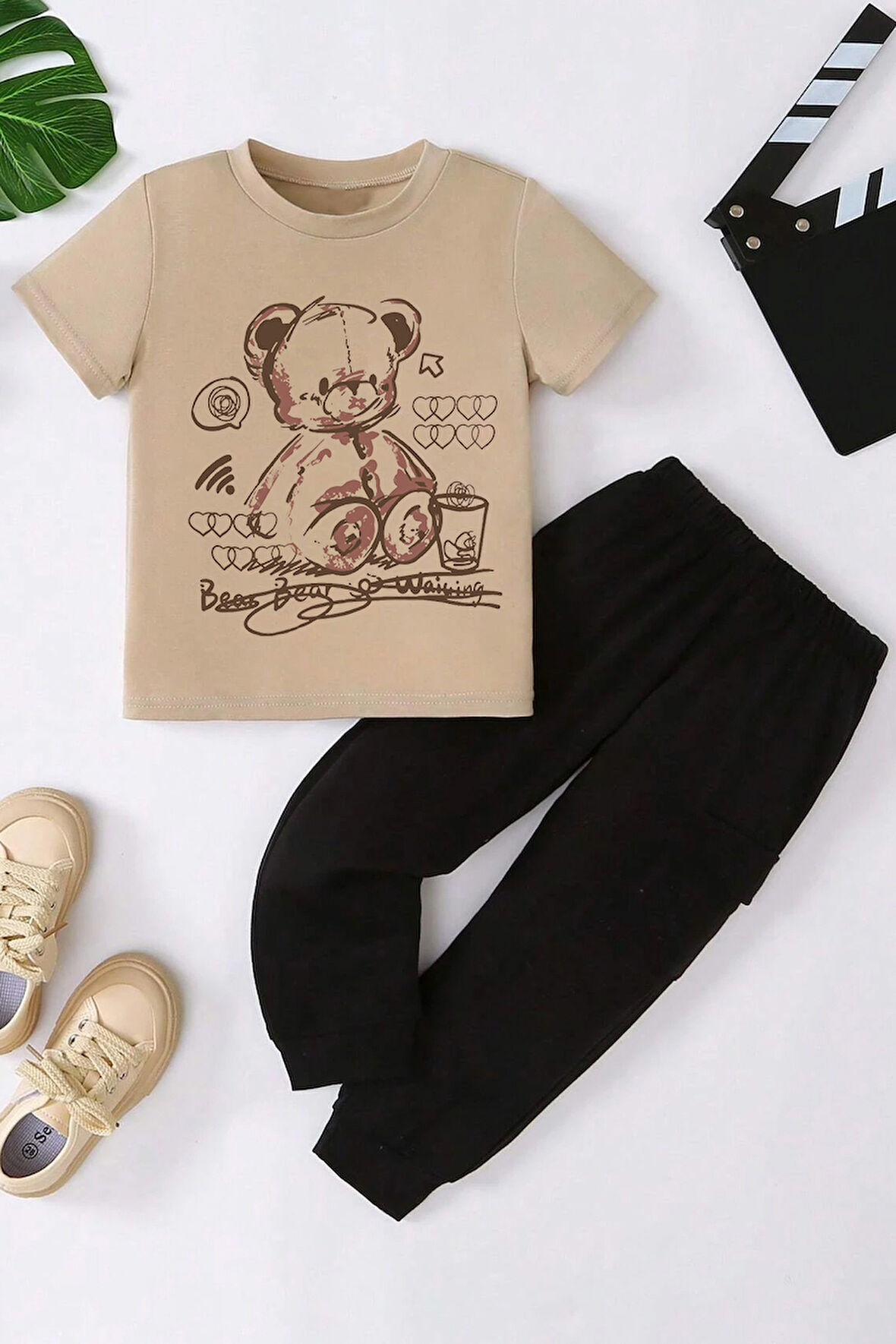 Uyguntarz Çocuk Bear Bear Alt - Üst Eşofman Takımı