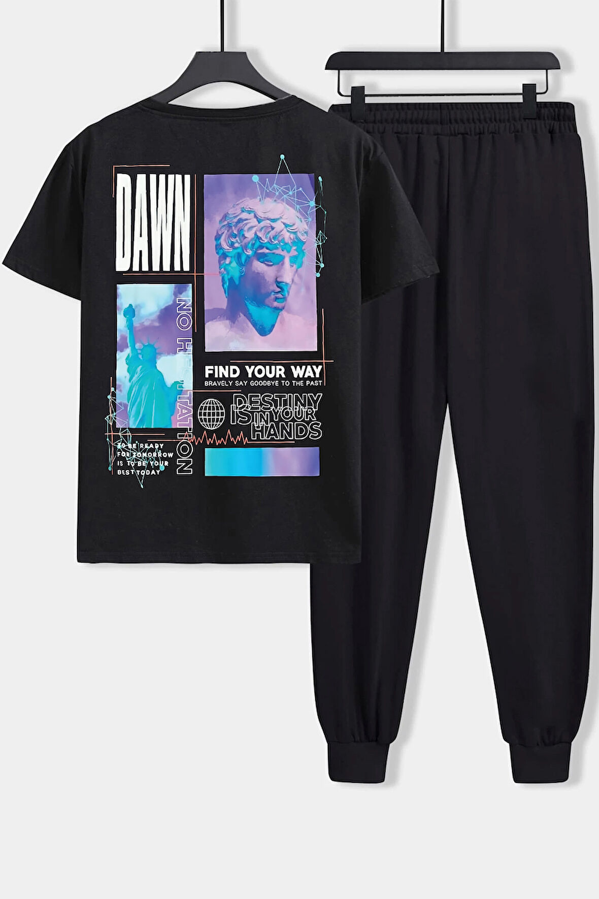 Uyguntarz Unisex  Dawn 2'li Eşofman Takımı