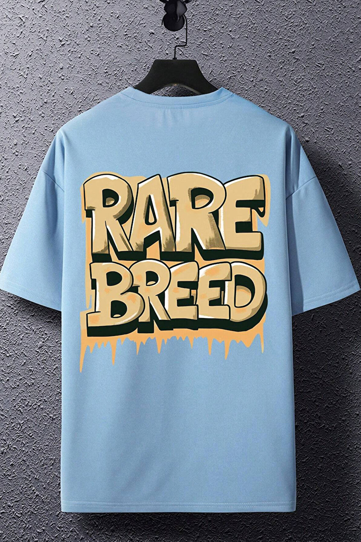 Uyguntarz Unisex Rare Breed Baskılı Tasarım Tshirt