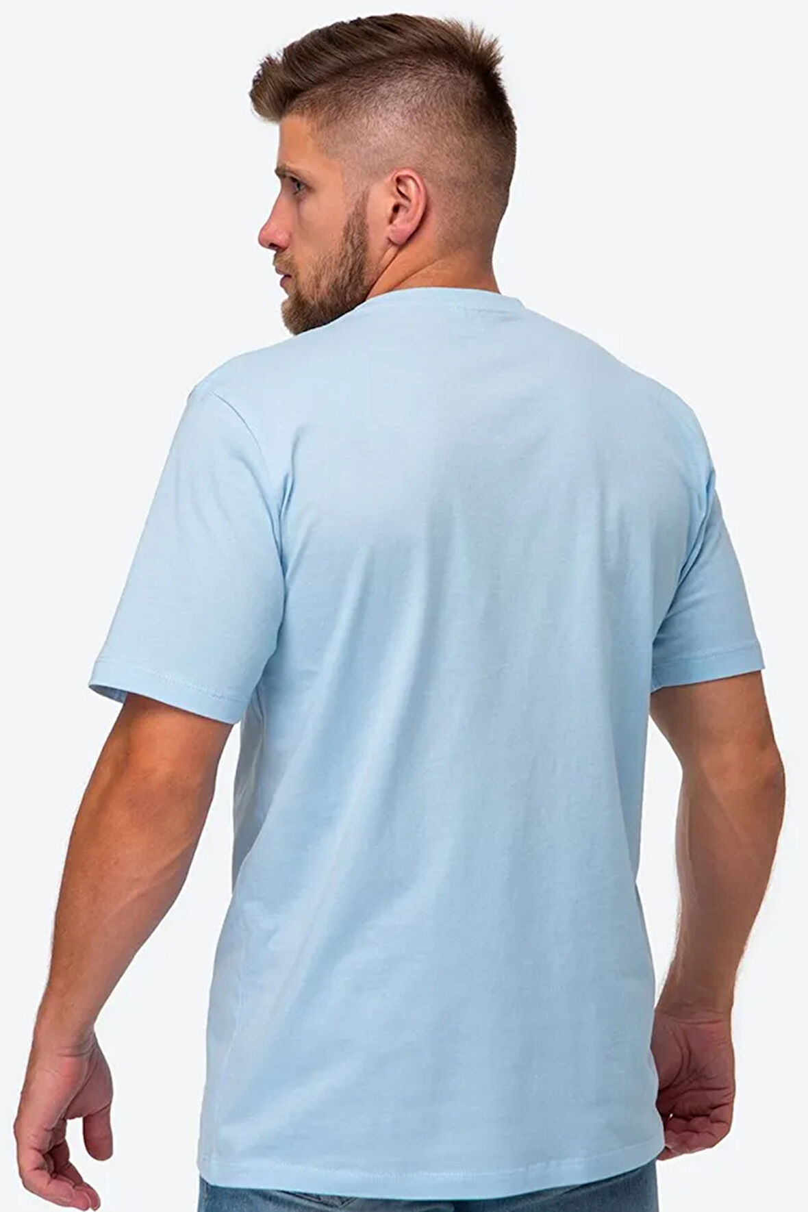 Unisex  Pamuklu Oversize Basic Tshirt