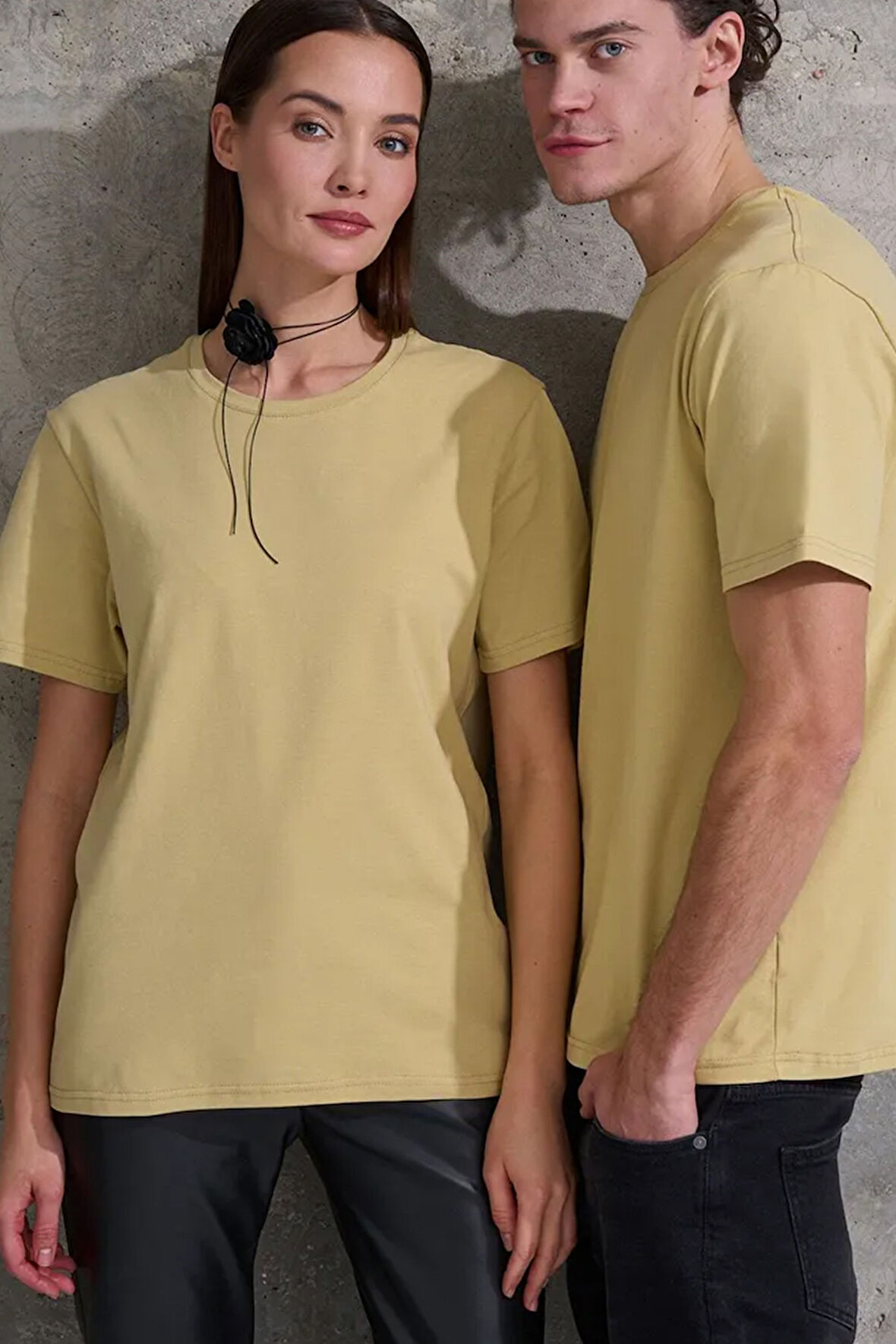 Uyguntarz Unisex  Pamuklu Oversize Basic Tshirt