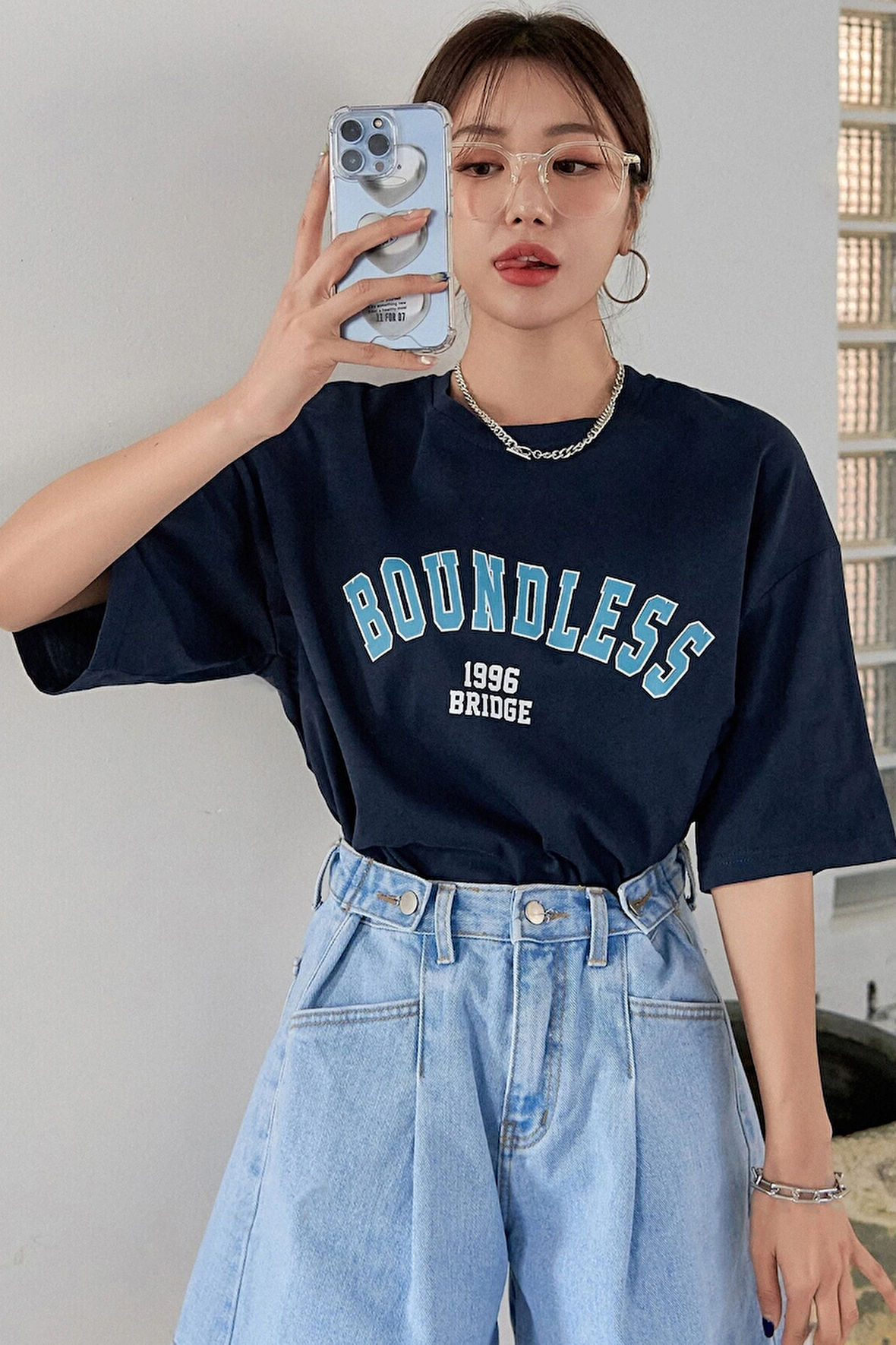 Uyguntarz Unisex Boundless Baskılı Oversize Tshirt