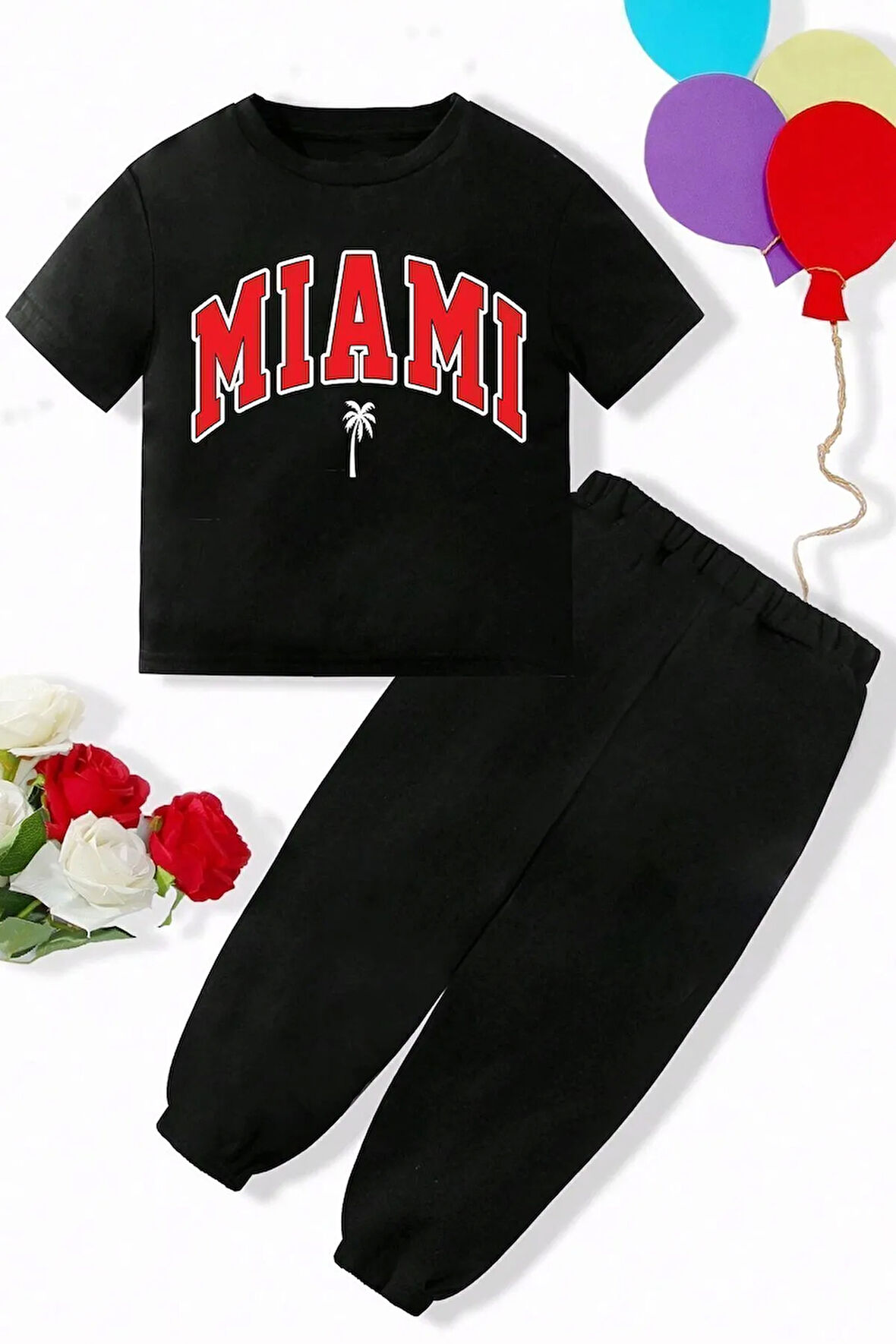 Uyguntarz Çocuk Miami Alt - Üst Eşofman Takımı