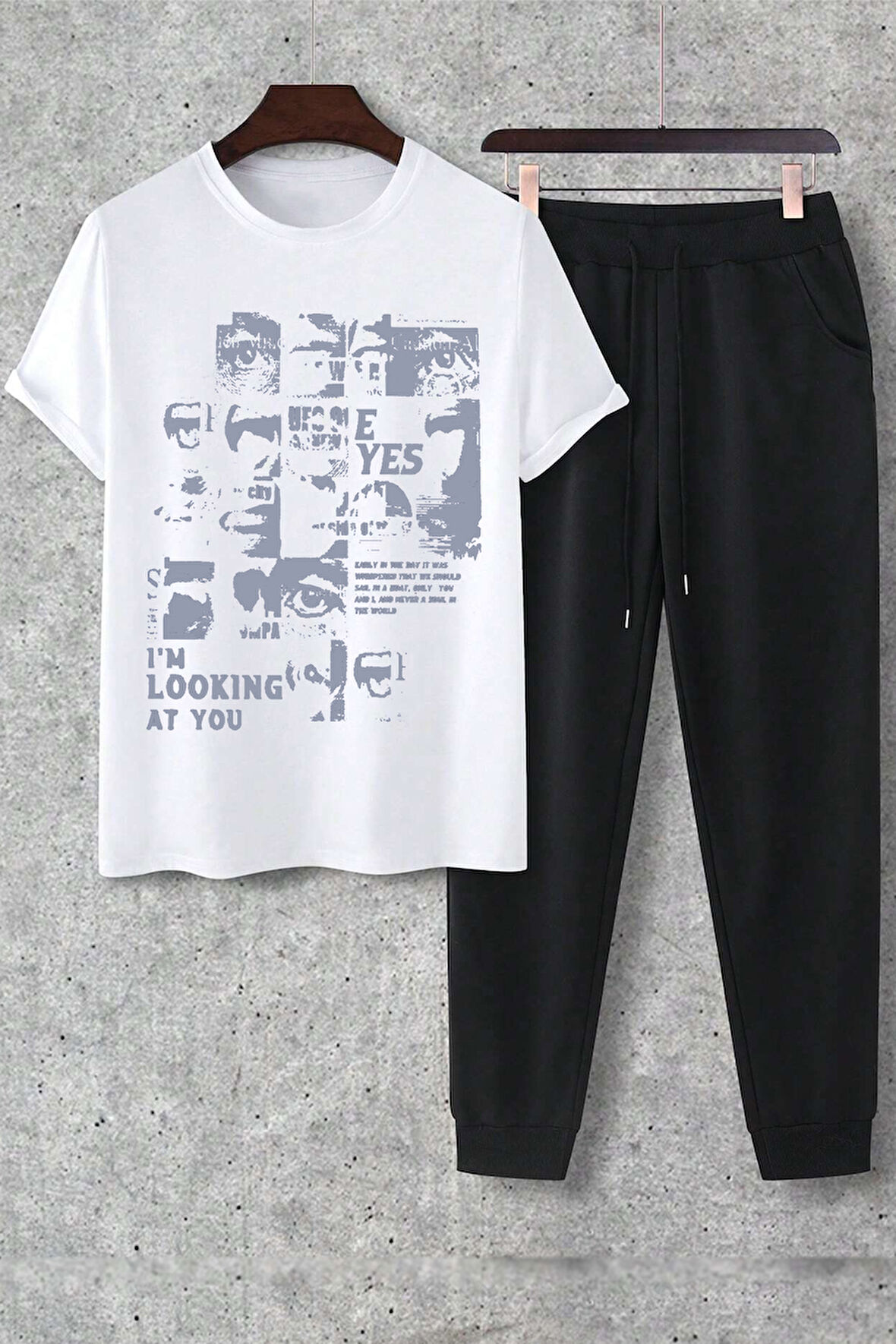 Uyguntarz Unisex I'm Looking At You 2'li Eşofman Takımı