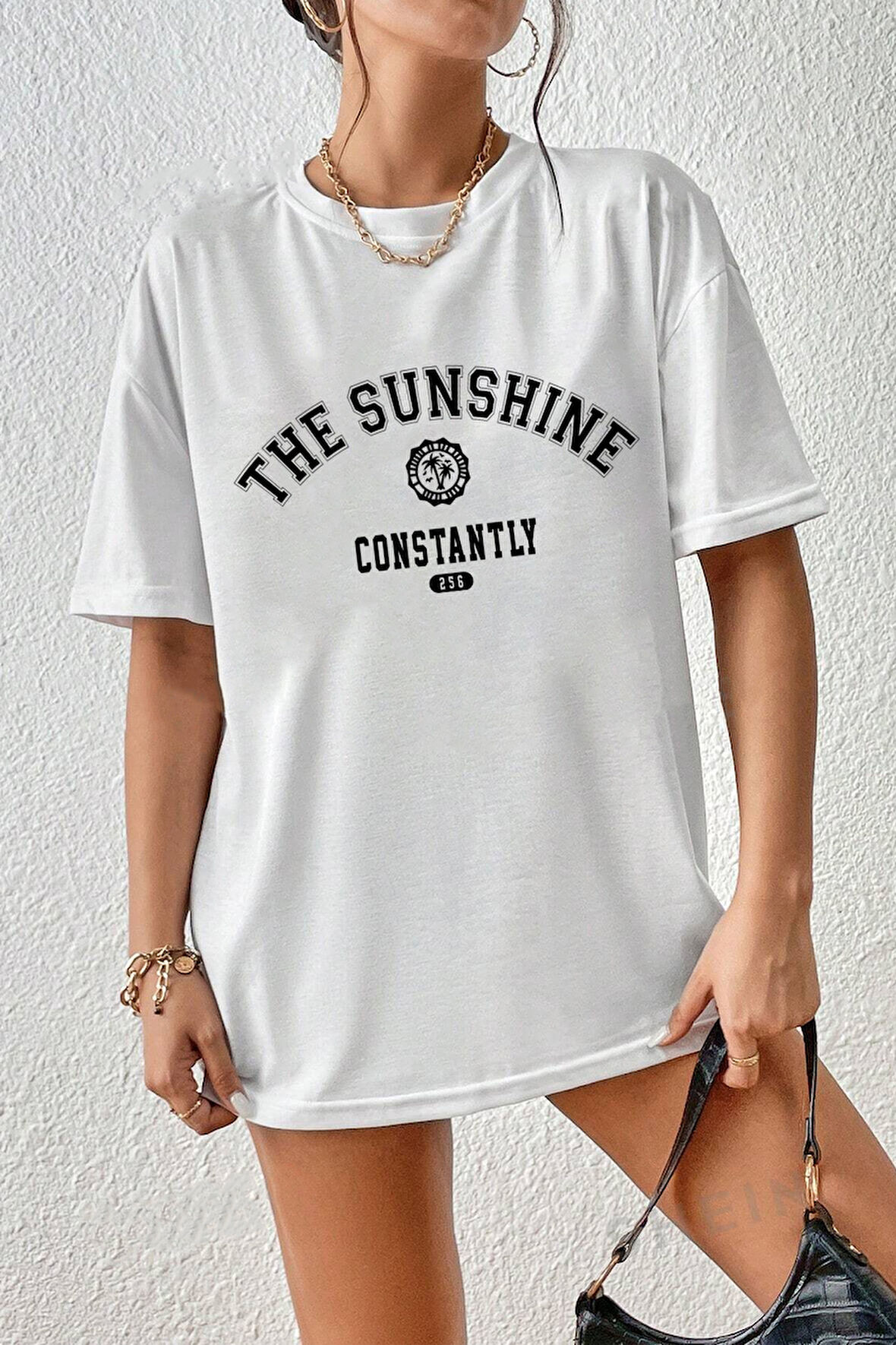 Uyguntarz Unisex The Sunshine Baskılı Tasarım Tshirt
