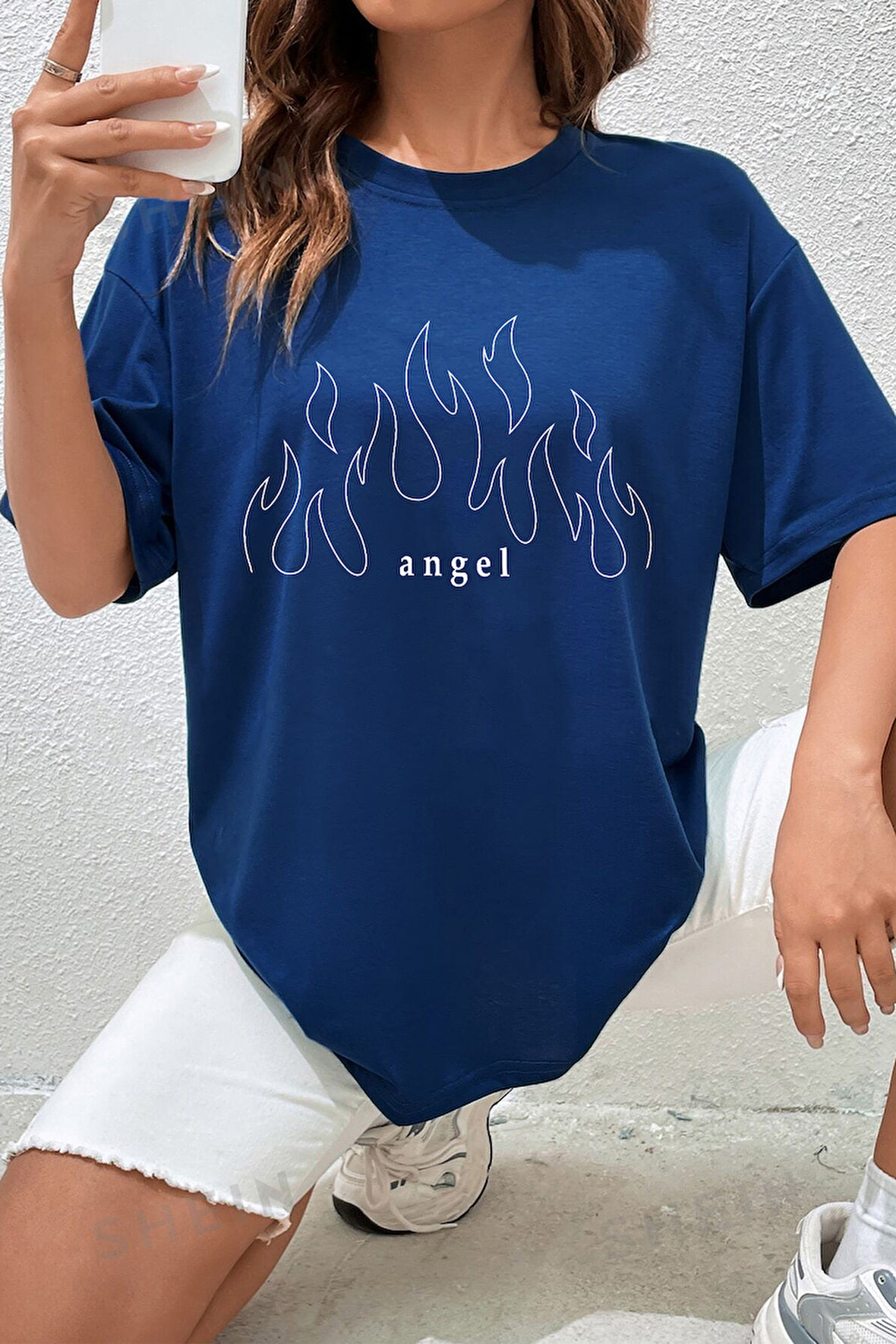 Uyguntarz Green Angel Baskılı T-shirt