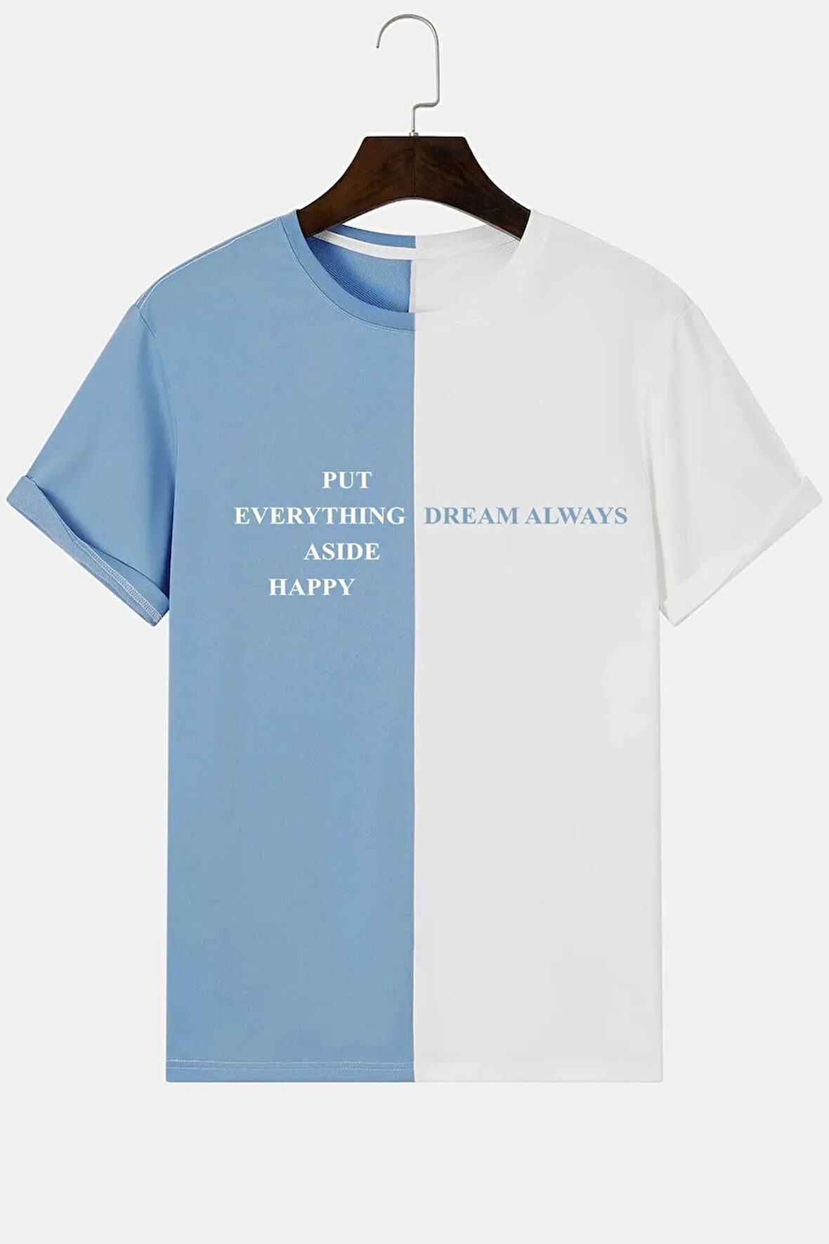 Unisex Everything Baskılı Oversize Tshirt