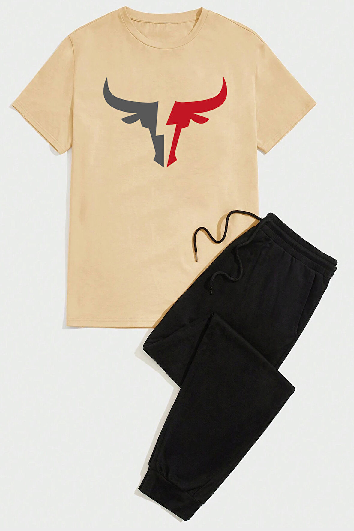 Uyguntarz Unisex Boğa Baskılı Eşofman Takımı