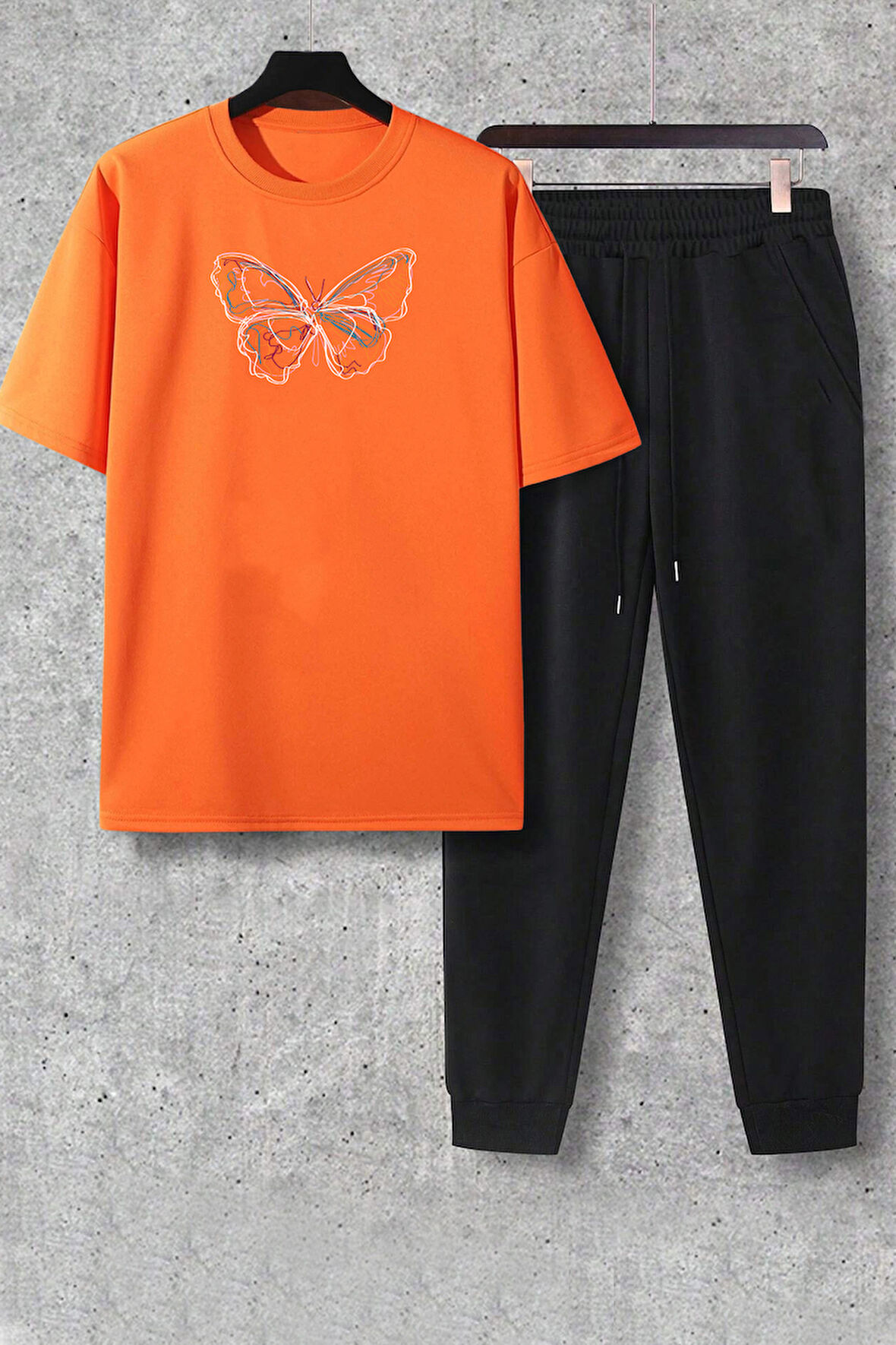 Uyguntarz Unisex Butterfly 2'li Eşofman Takımı