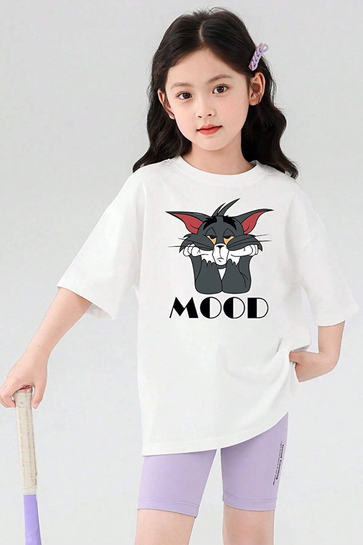 Çocuk Mood Baskılı Pamuklu Tshirt