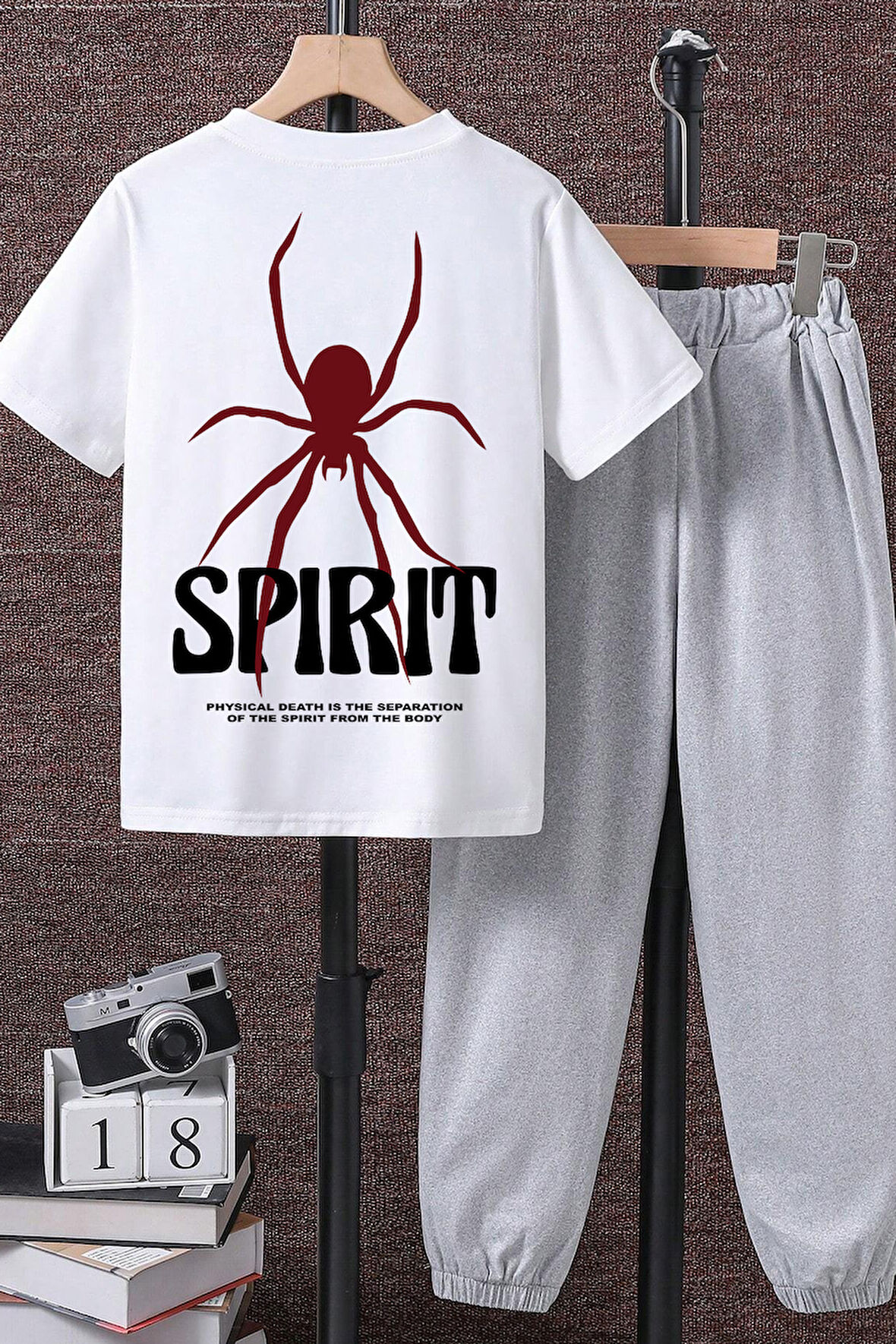 Uyguntarz Çocuk Spirit Baskılı Alt - Üst Eşofman Takımı