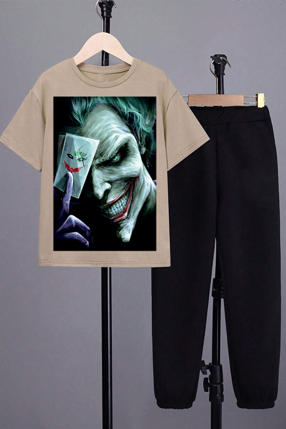 Uyguntarz Çocuk Joker Baskılı Alt - Üst Eşofman Takımı