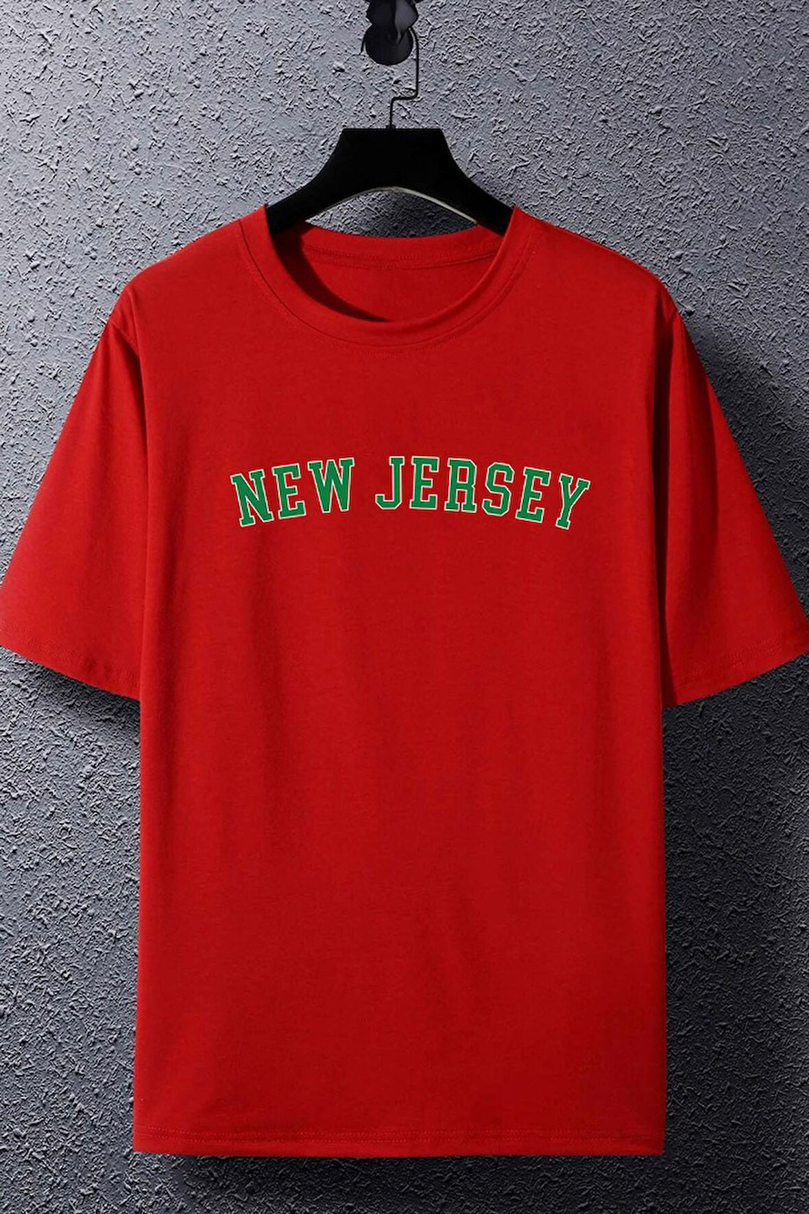 Uyguntarz Unisex New Jersey Baskılı T-shirt