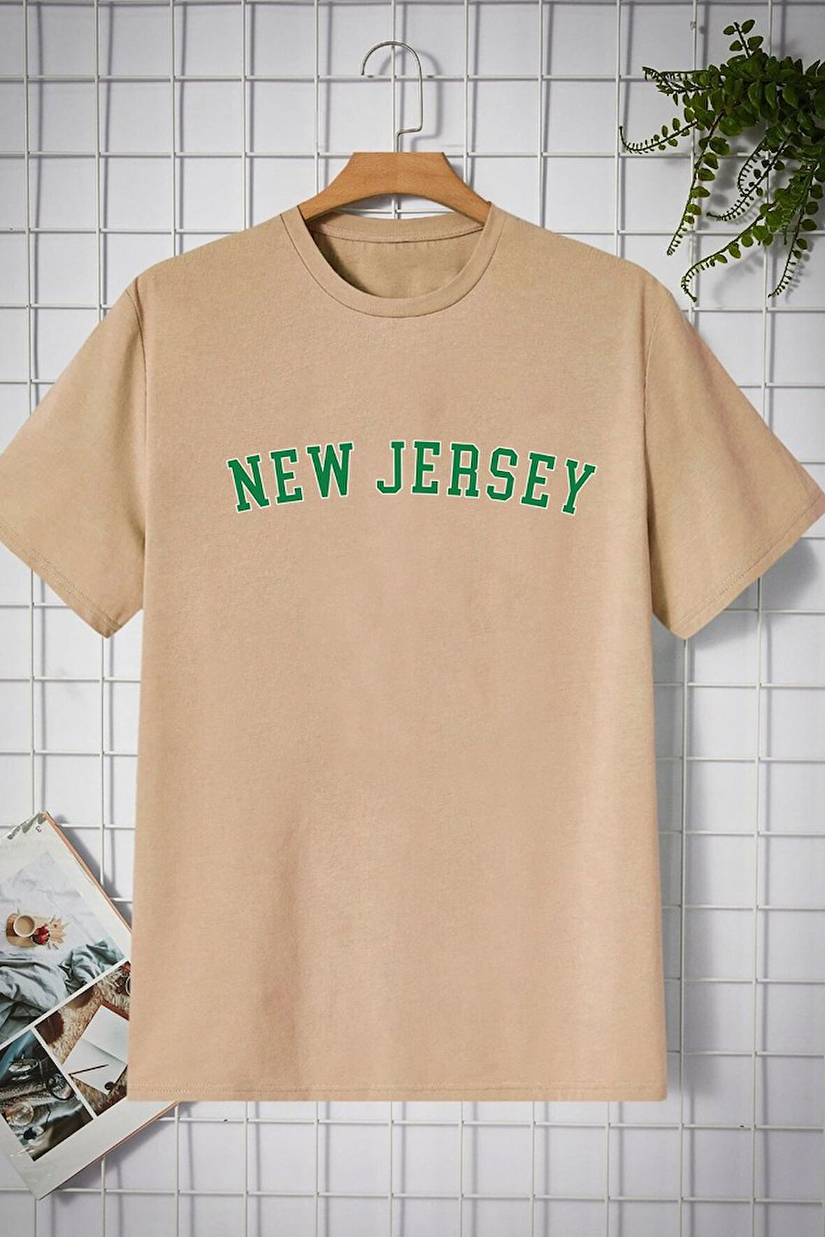 Uyguntarz Unisex New Jersey Baskılı T-shirt