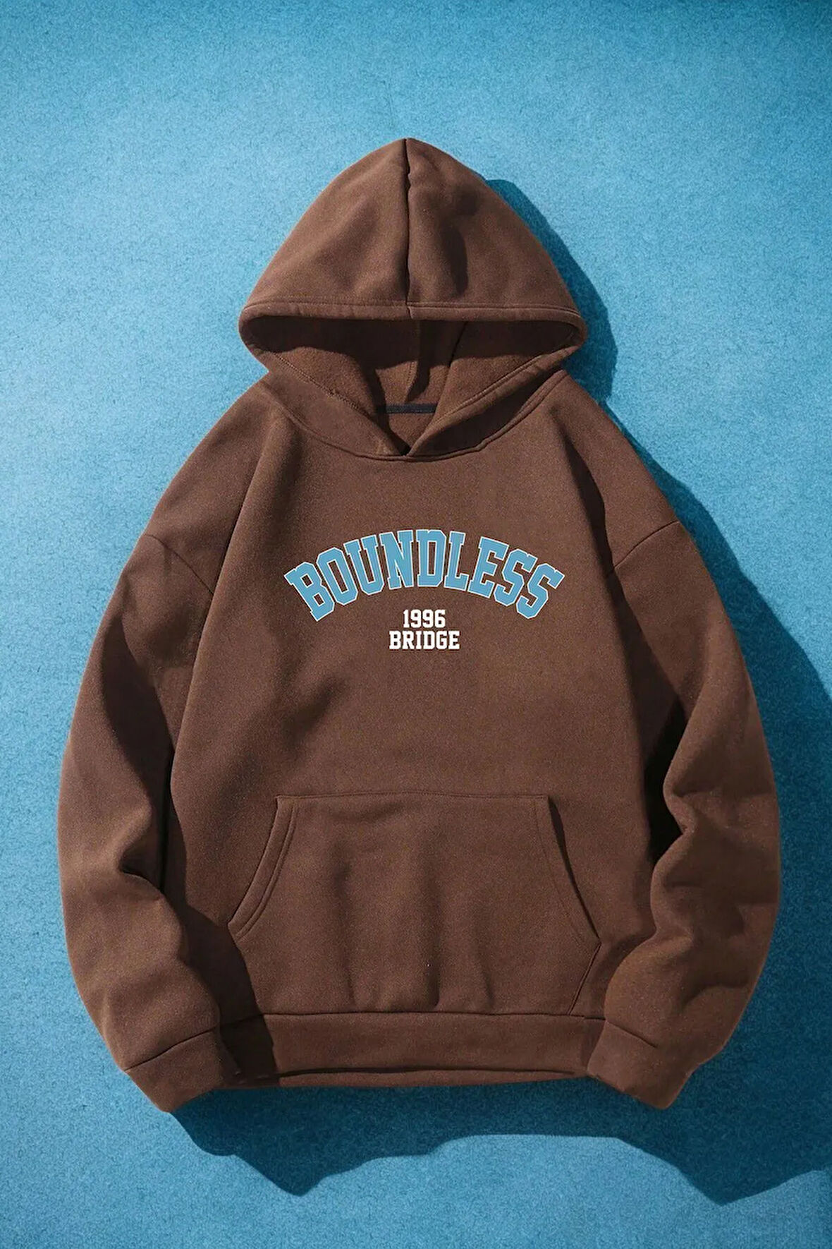 Boundless 1996 Bridge Baskılı Oversize Sweatshirt