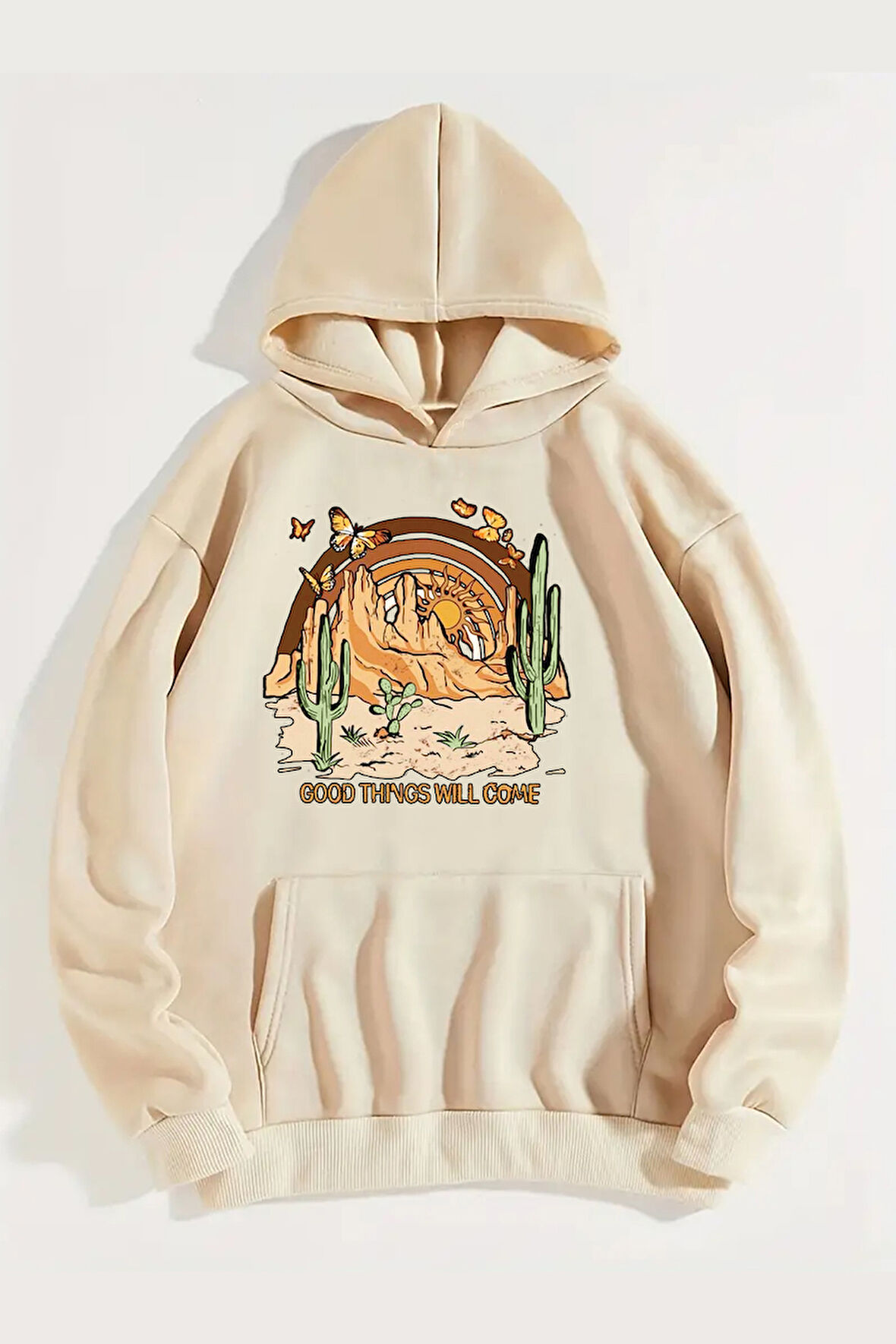 Arizona Baskılı Unisex Oversize Sweatshirt