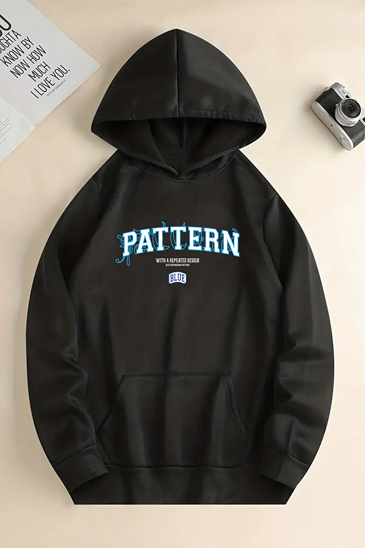 Uyguntarz Pattern Baskılı Unisex Oversize Sweatshirt
