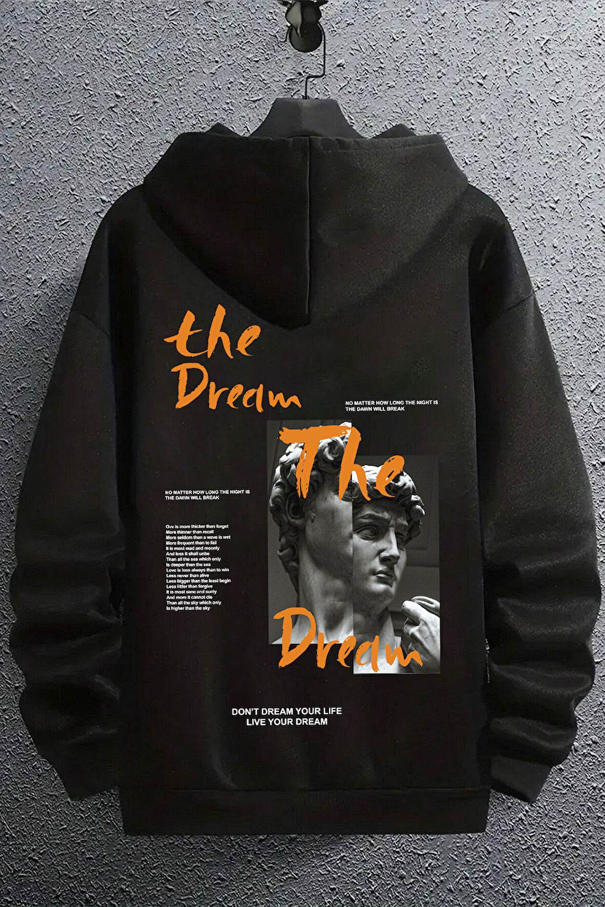 Uyguntarz The Dream Baskılı Unisex Oversize Sweatshirt