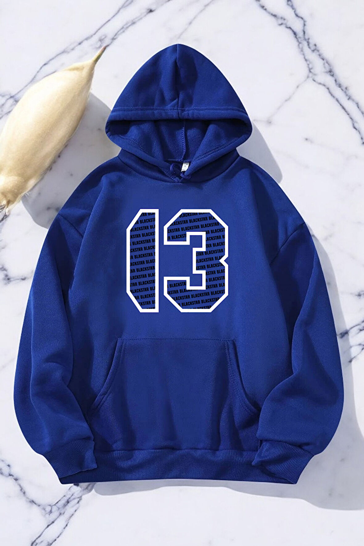 Uyguntarz Blackstar 13 Baskılı Unisex Oversize Sweatshirt