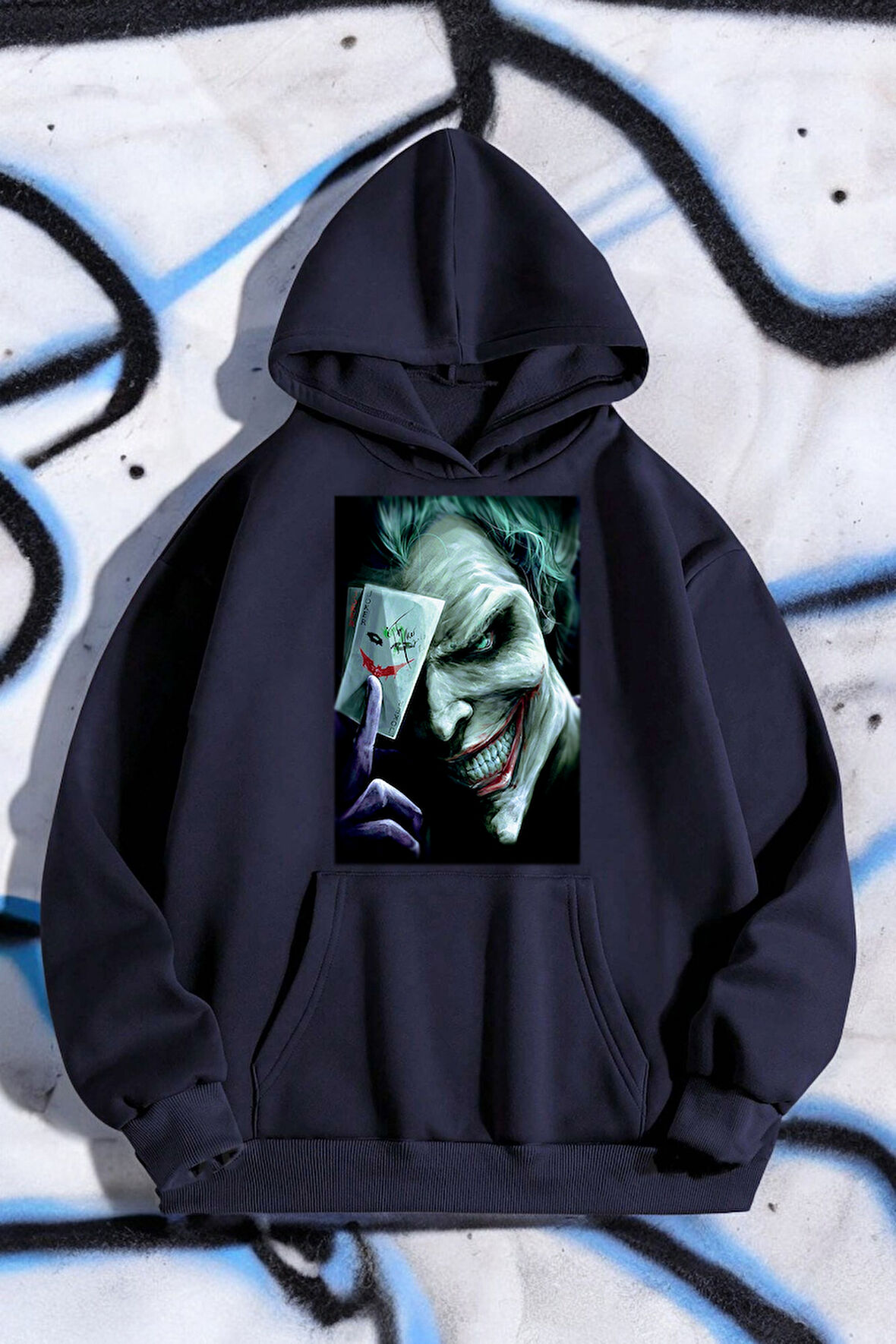 Uyguntarz Poster Baskılı Unisex Oversize Sweatshirt