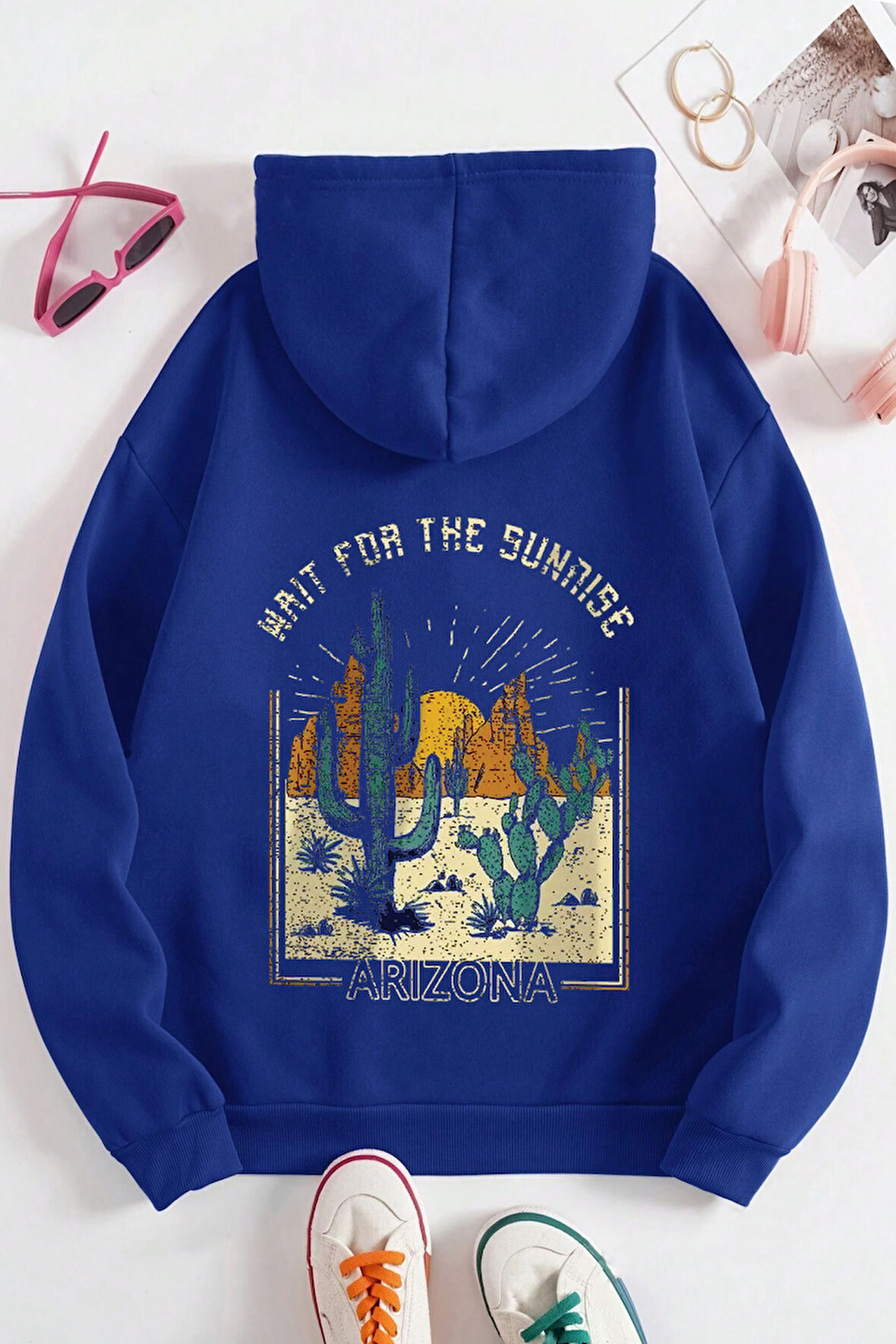 Uyguntarz Arizona Baskılı Oversize Sweatshirt