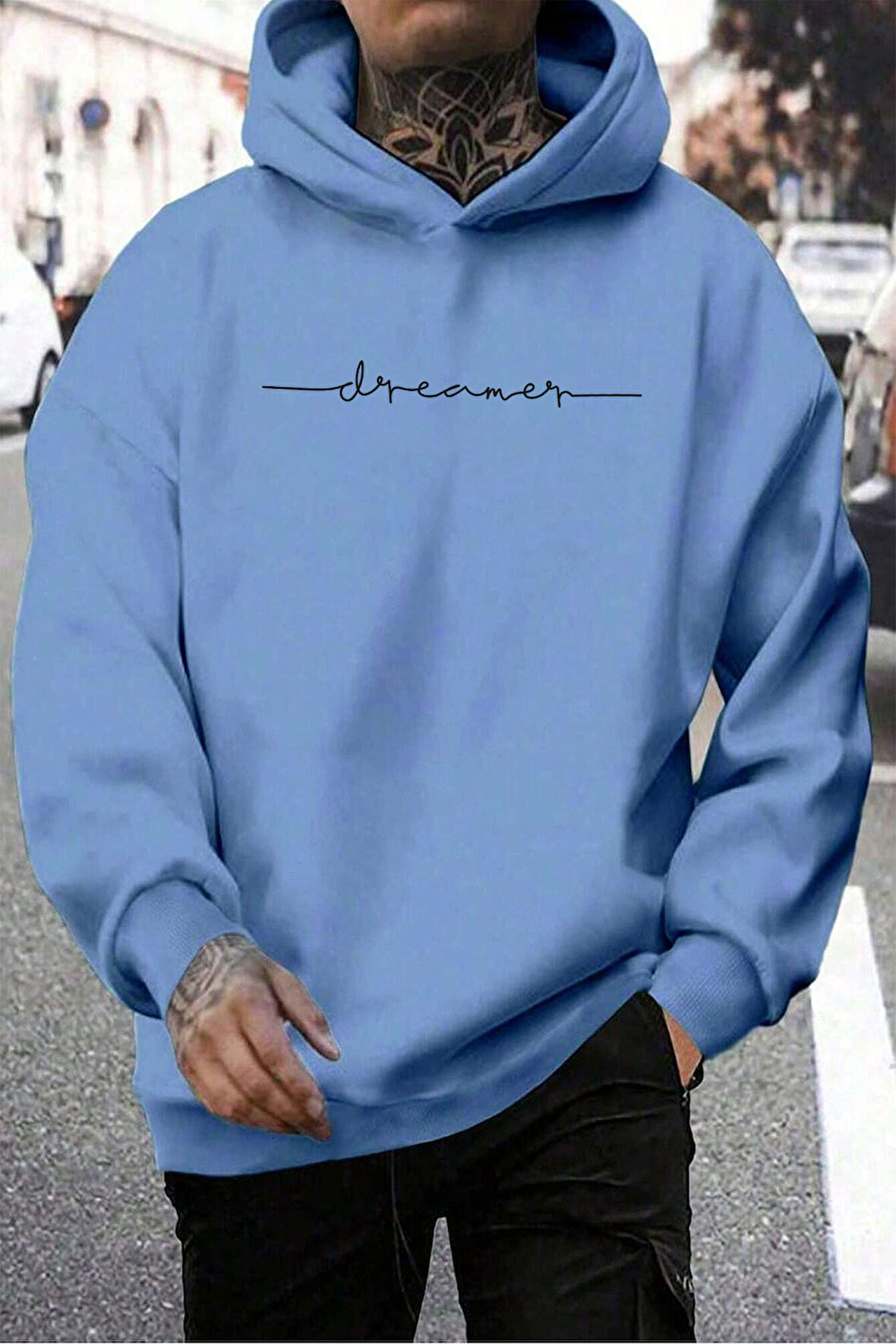 Uyguntarz Dreamer Baskılı Oversize Sweatshirt