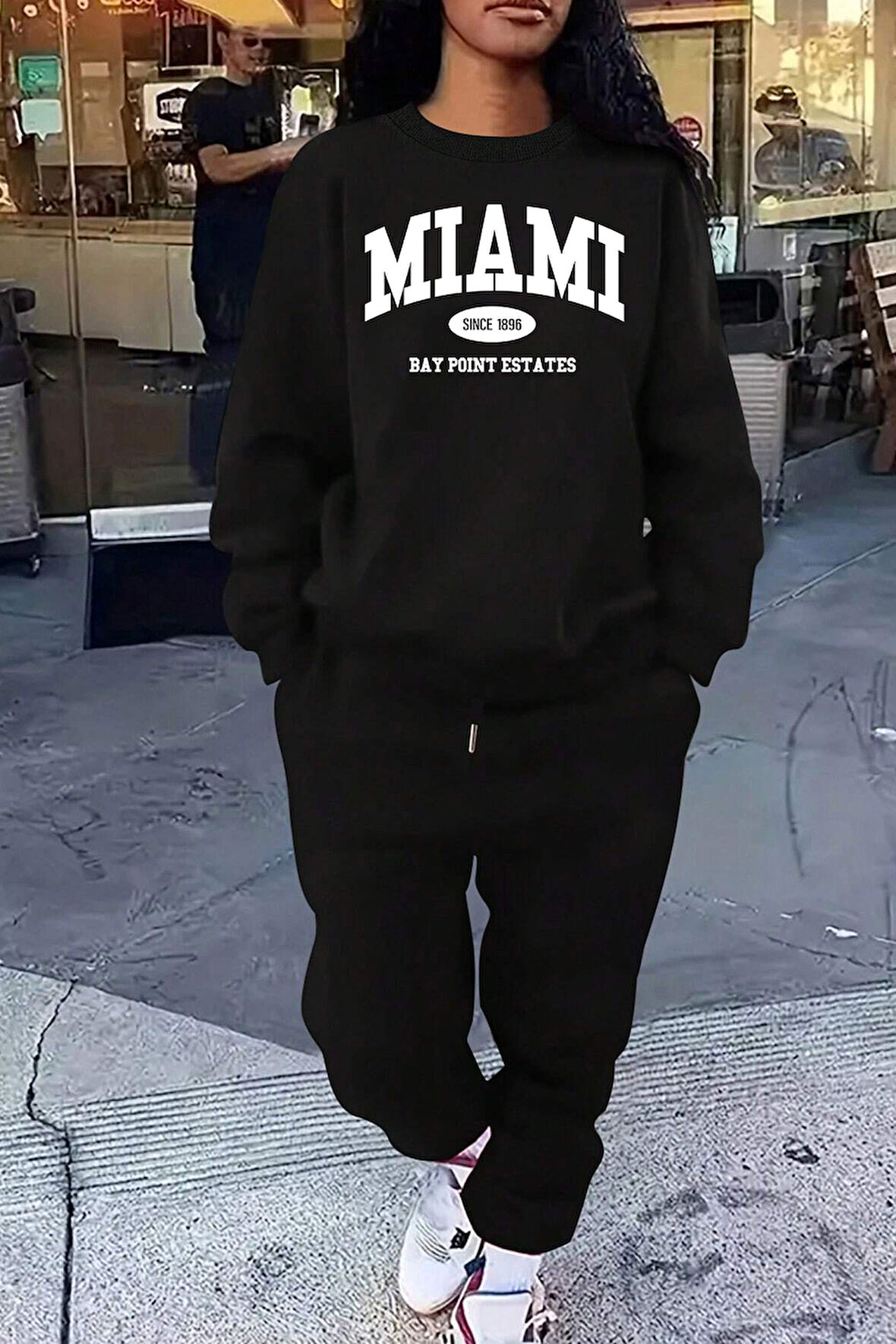 Uyguntarz Miami Baskılı Unisex Eşofman Takımı