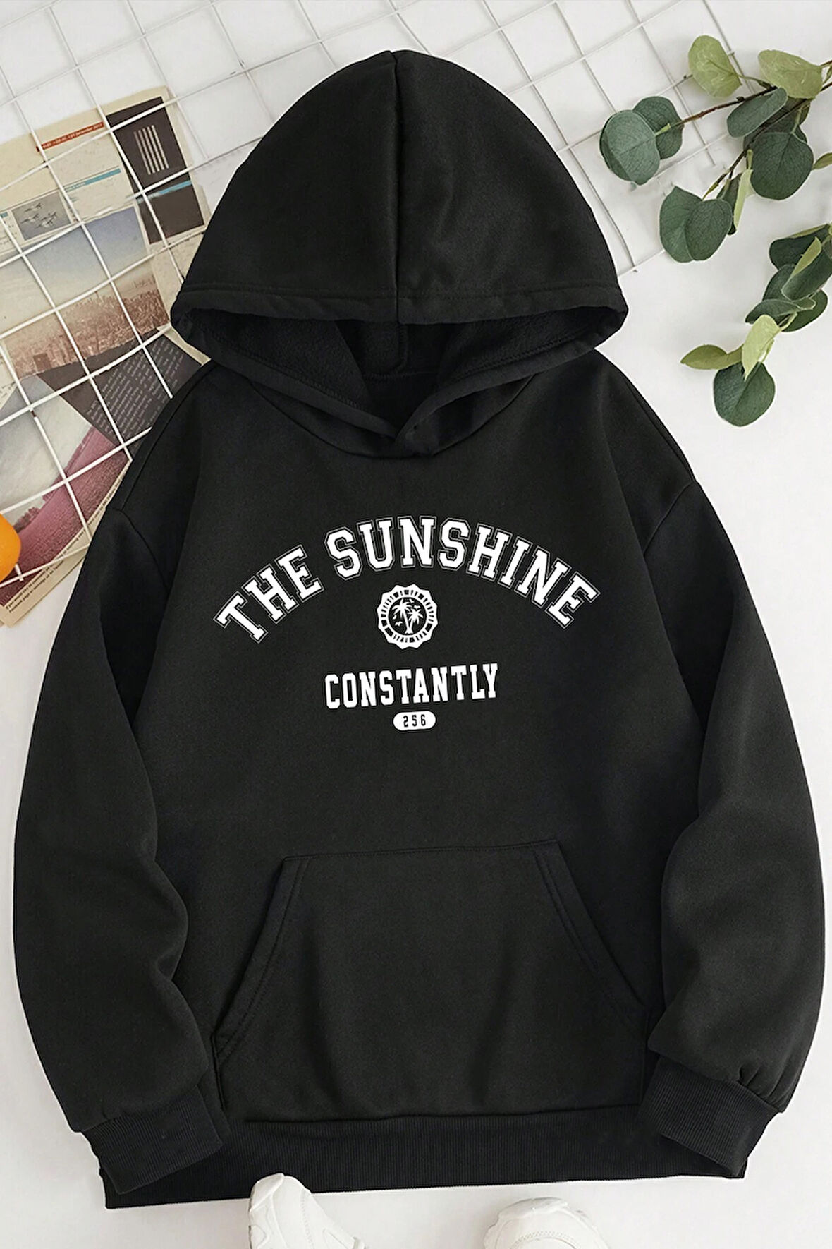 Uyguntarz The Sunshine Baskılı Oversize Sweatshirt