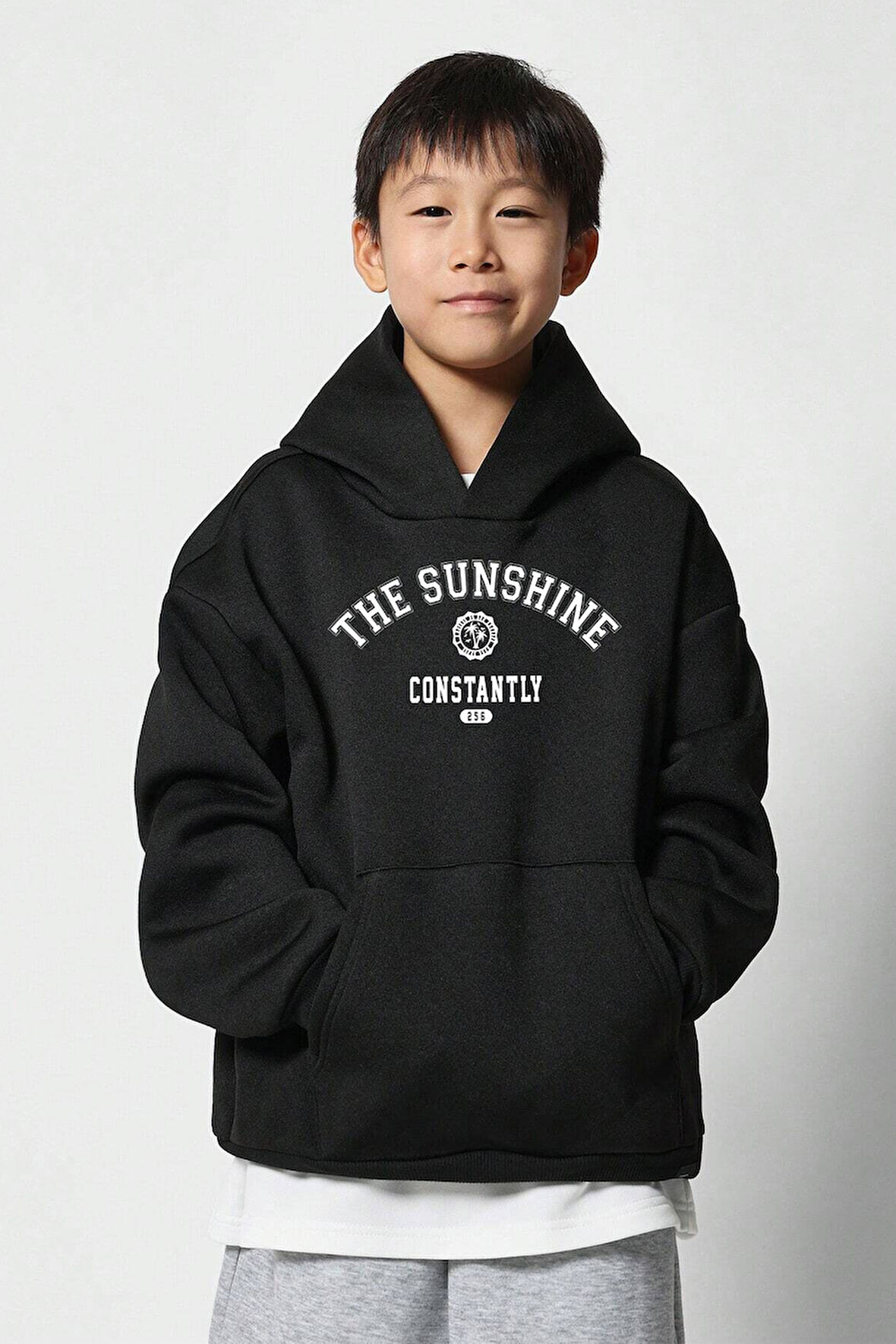 Uyguntarz The Sunshine Baskılı Erkek - Kız Çocuk Rahat Kalıp Sweatshirt