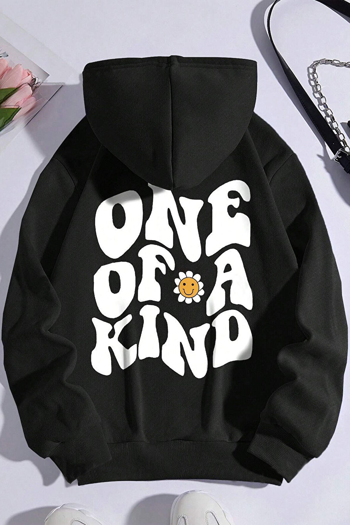 Uyguntarz One Of a Kind Baskılı Oversize Sweatshirt
