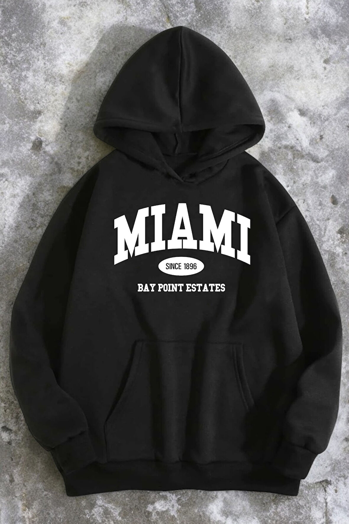 Uyguntarz Miami Baskılı Oversize Sweatshirt