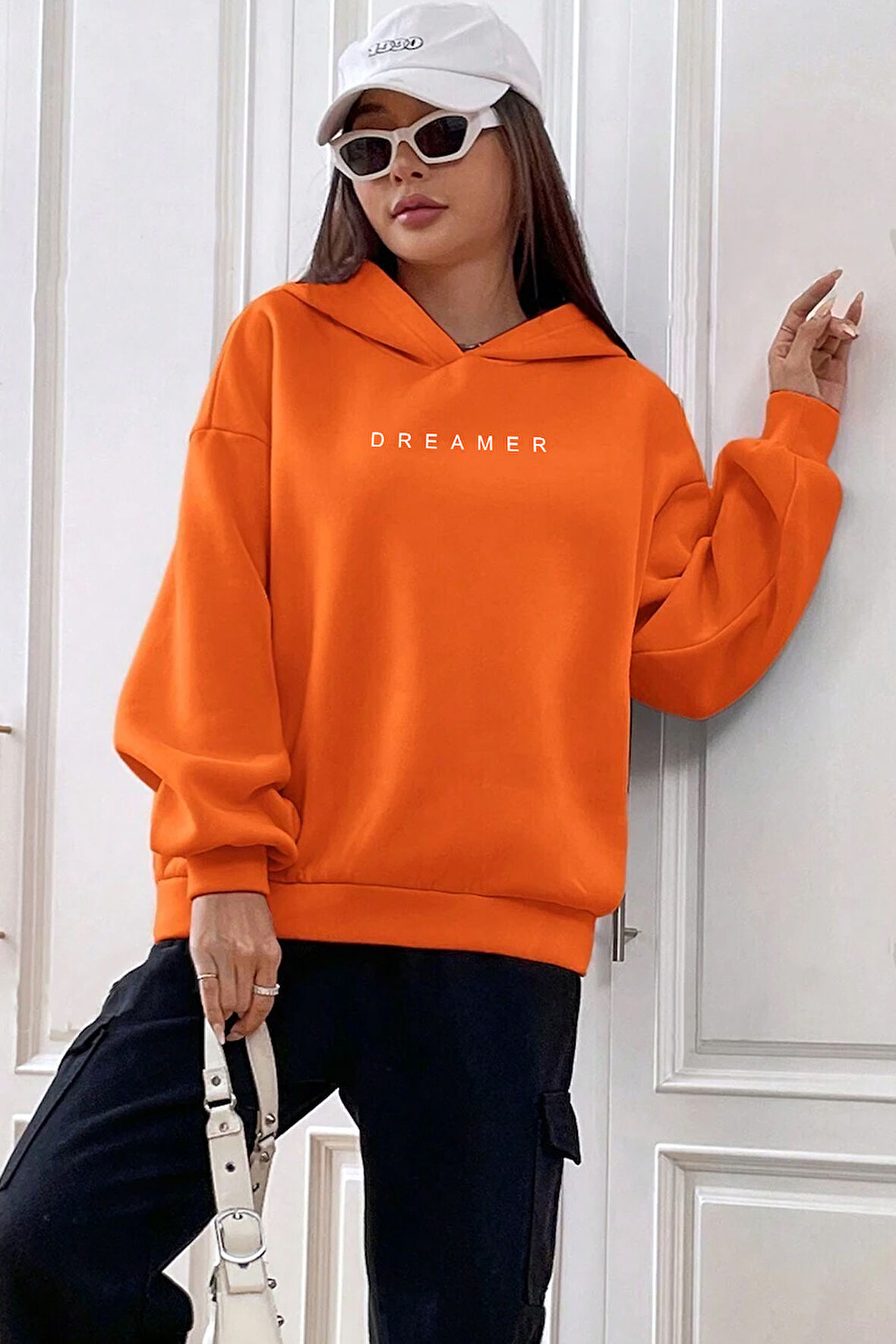 Uyguntarz Dreamer Baskılı Oversize Sweatshirt