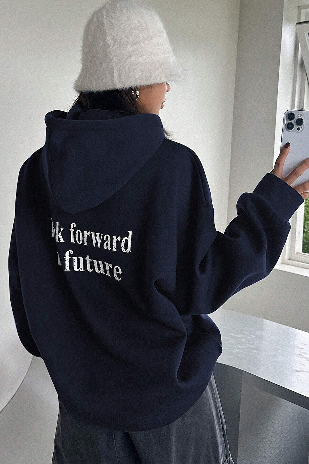 Uyguntarz Mr. Everyting Baskılı Oversize Sweatshirt