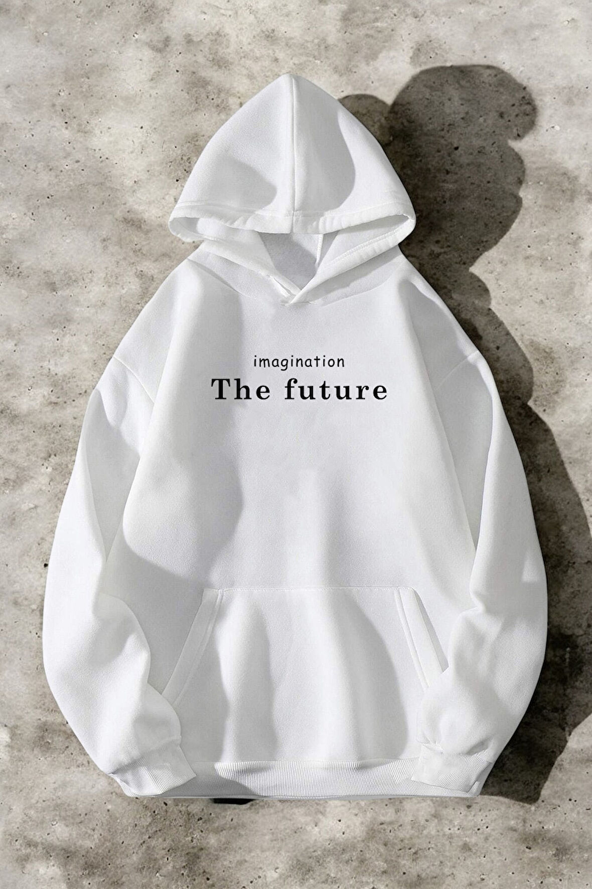 Uyguntarz The Future Baskılı Oversize Sweatshirt