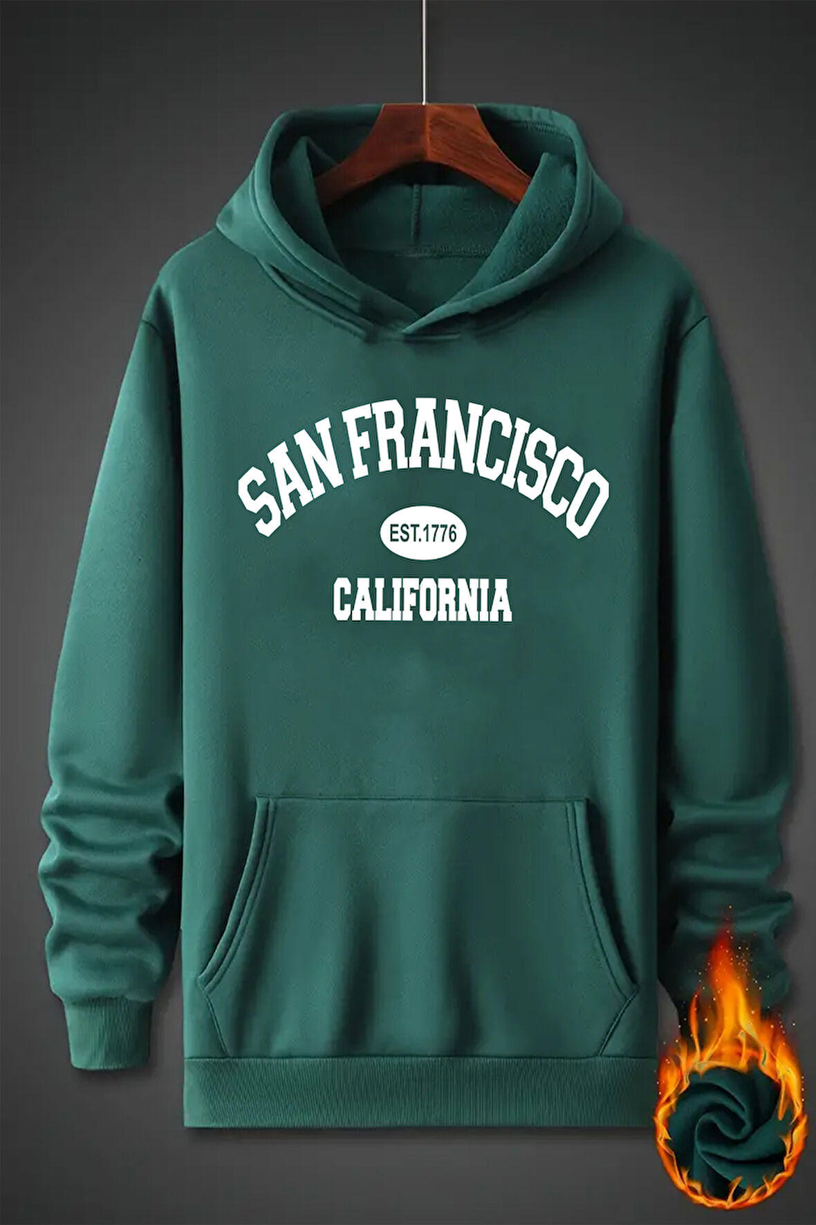 Uyguntarz San Francisco Baskılı Oversize Sweatshirt