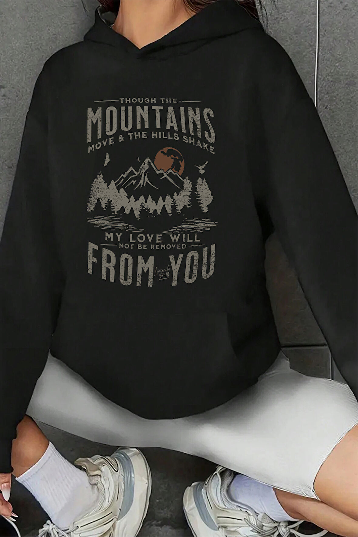 Uyguntarz From You Baskılı Oversize Sweatshirt