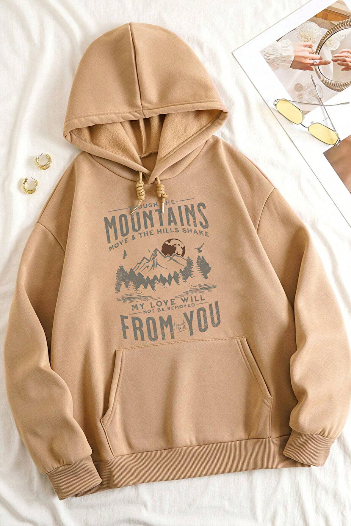 Uyguntarz From You Baskılı Oversize Sweatshirt