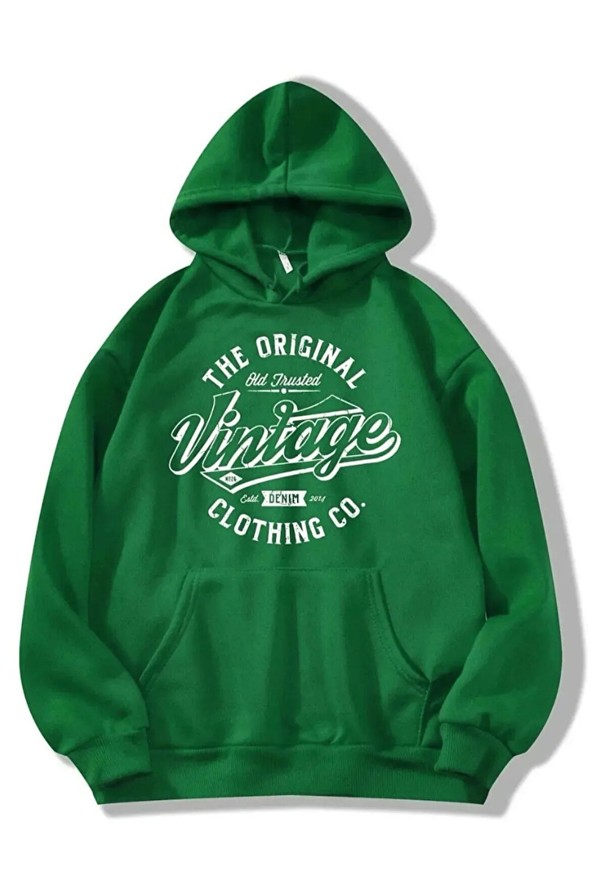 Vintage Baskılı Oversize Sweatshirt