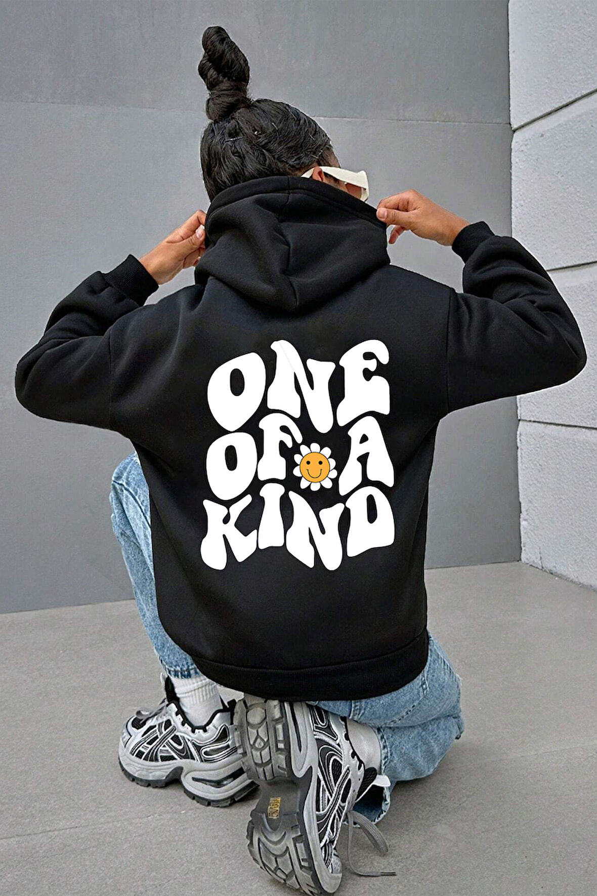 Uyguntarz One Of a Kind Baskılı Erkek - Kız Çocuk Rahat Kalıp Sweatshirt